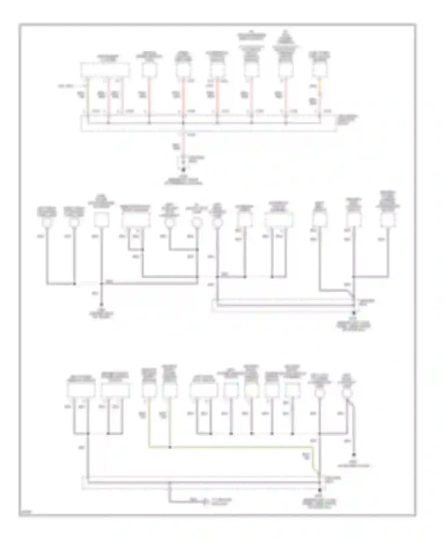 Cougar Mercury VII (1989-1997): Ground distribution circuit (3 of 4)