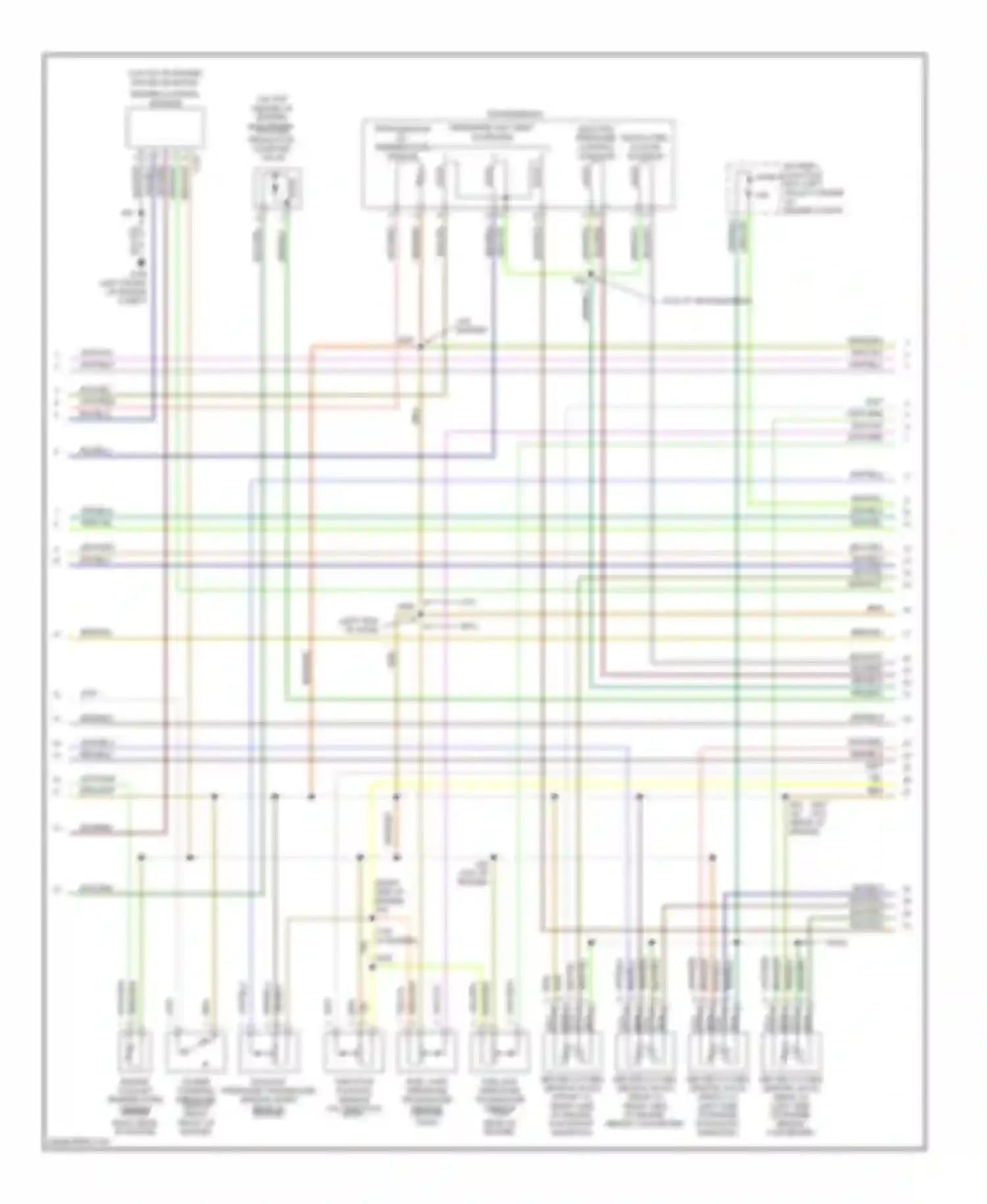 Cougar Mercury VIII (1998-2002): Wiring diagram engine performance 2.5ls (2 of 3)