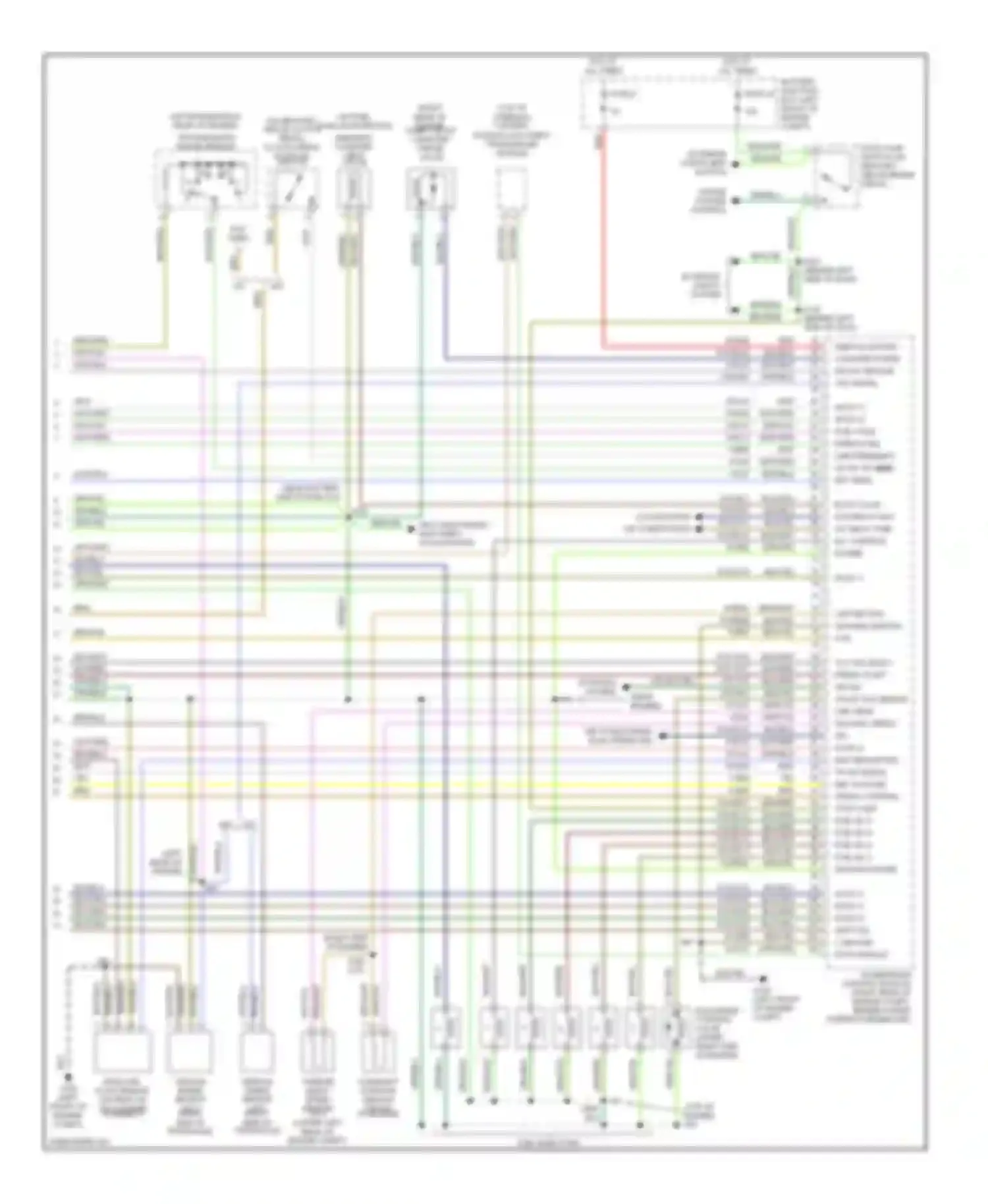 Cougar Mercury VIII (1998-2002): Wiring diagram engine performance 2.5ls (3 of 3)