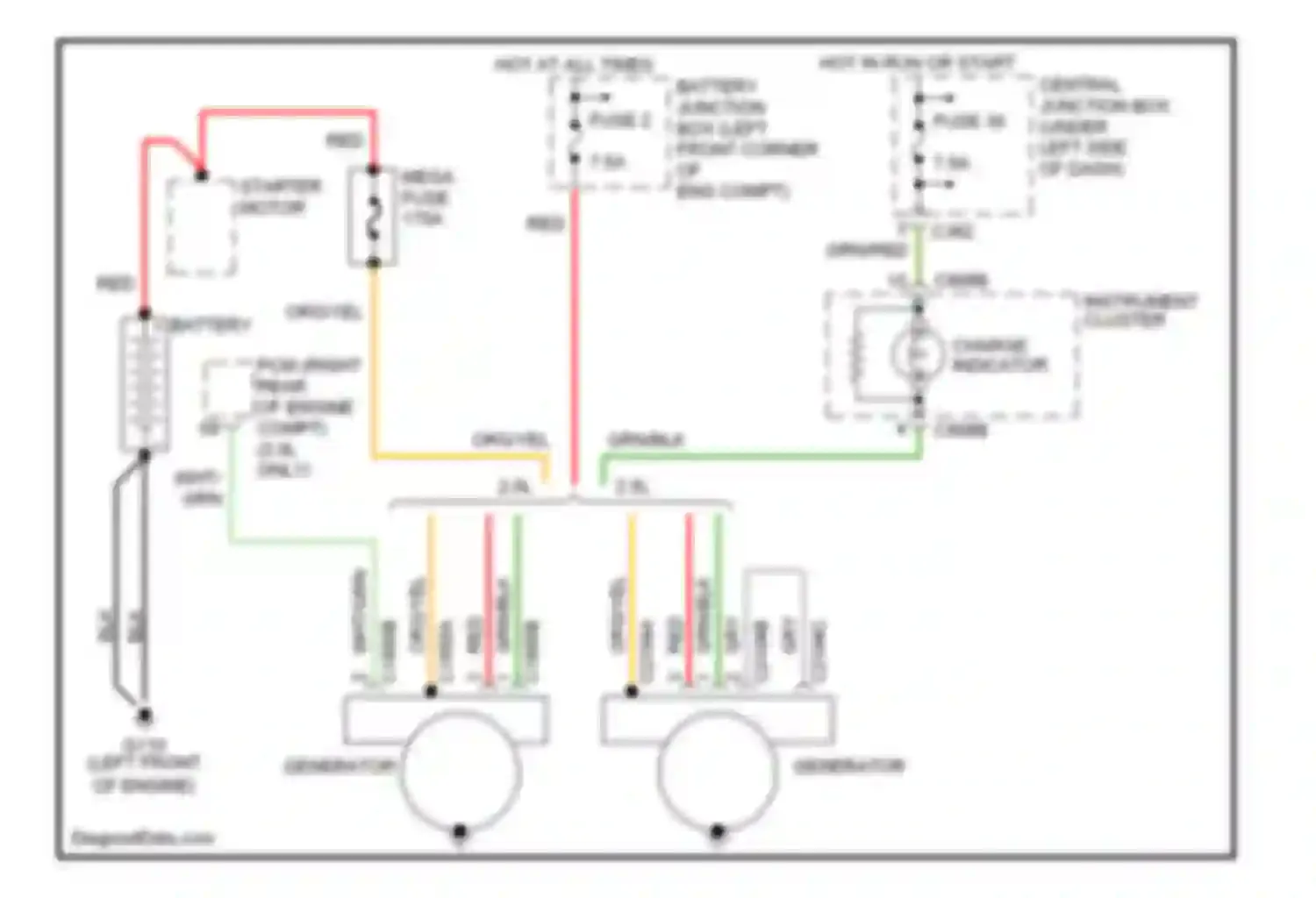 Cougar Mercury VIII (1998-2002): Charging circuit