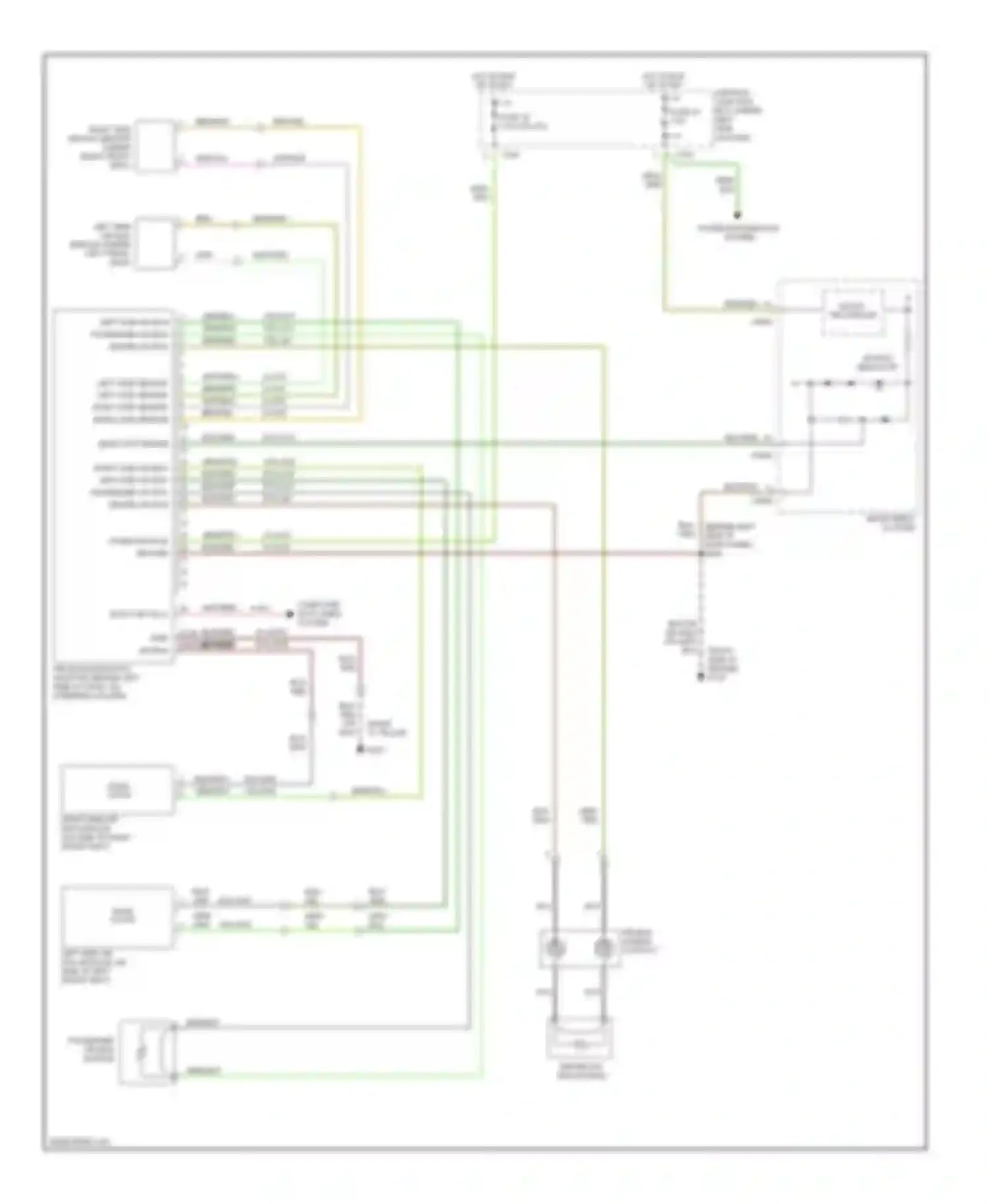 Cougar Mercury VIII (1998-2002): Supplemental restraint circuit