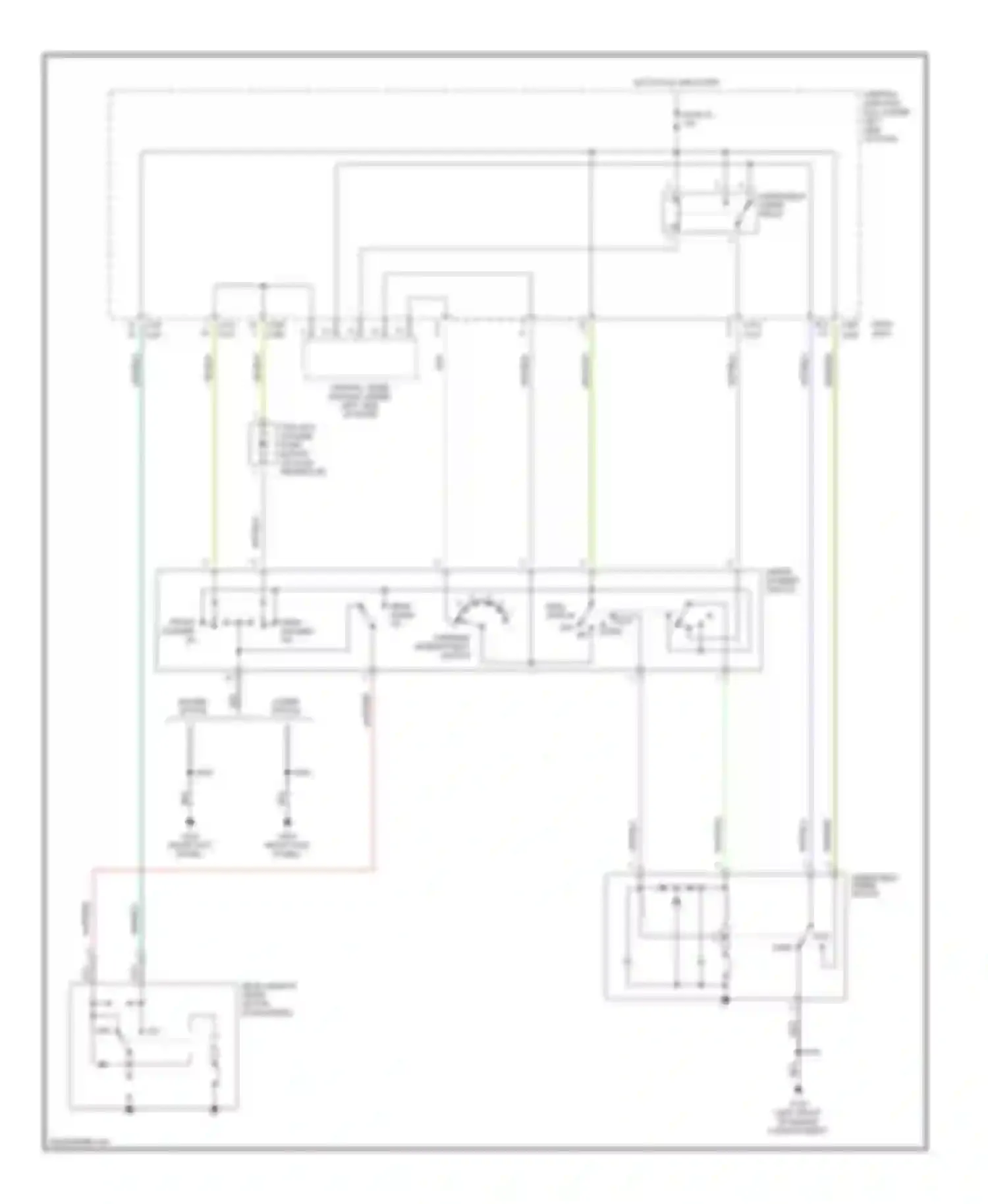 Cougar Mercury VIII (1998-2002): Wiper/washer circuit