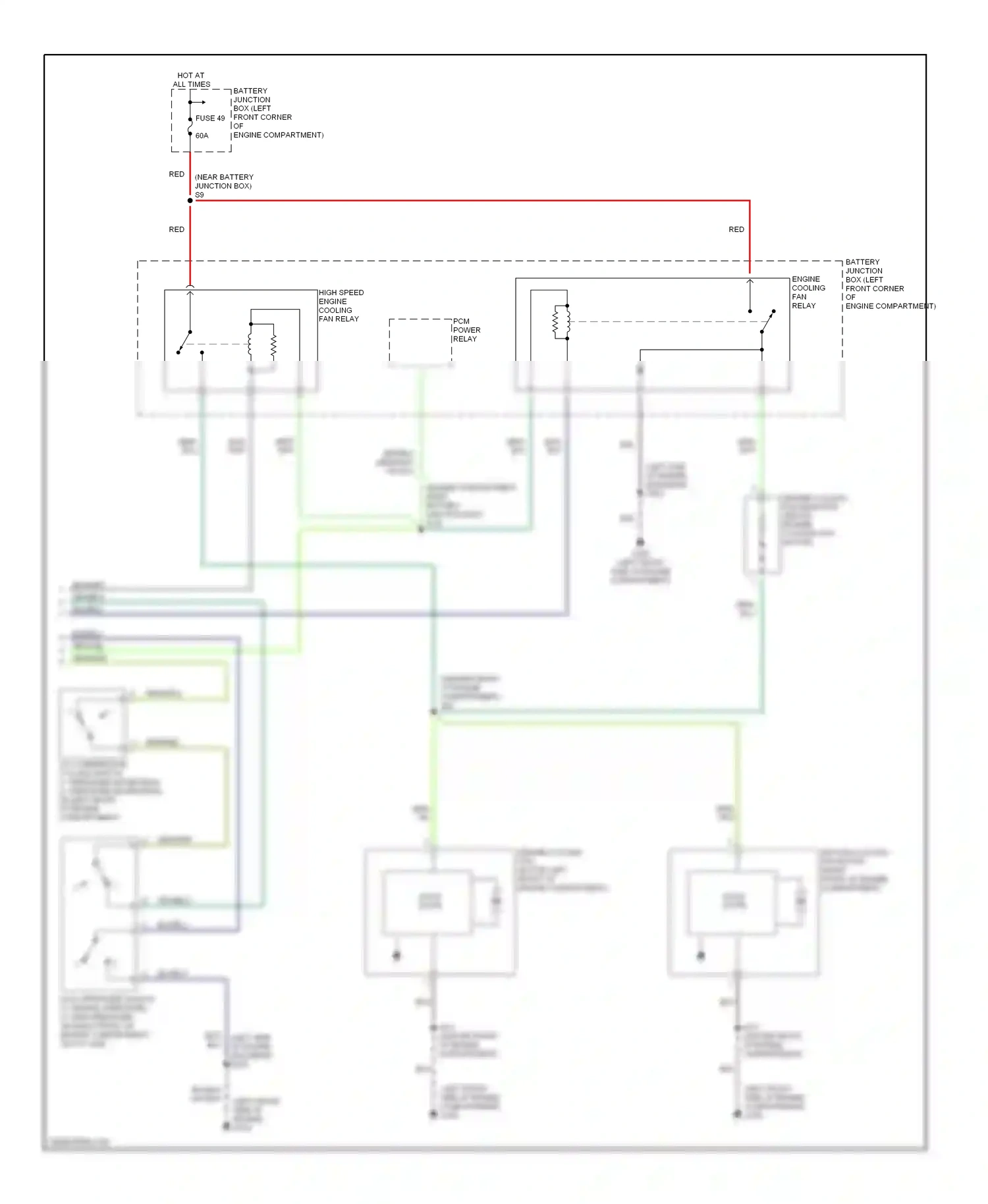 Wiring diagram wht for Mercury Cougar VIII (1998-2002) (10 of 43)