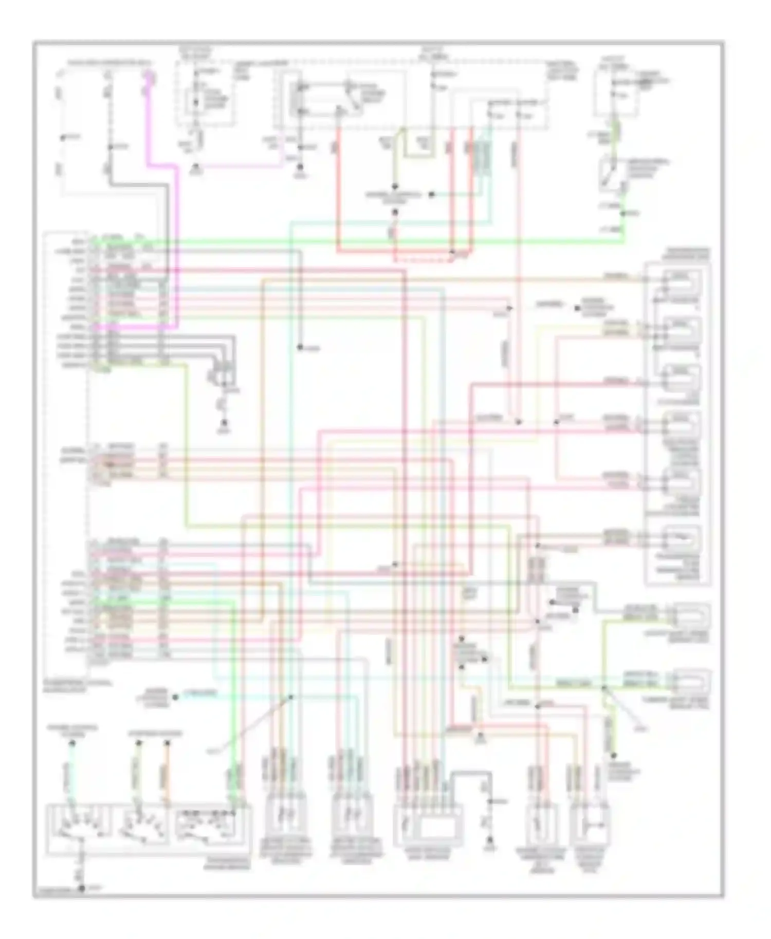 Wiring diagram 19 21 40 41 tps ect bvrefe sigrtne for Mercury Mariner I (2004-2007) (1 of 1)
