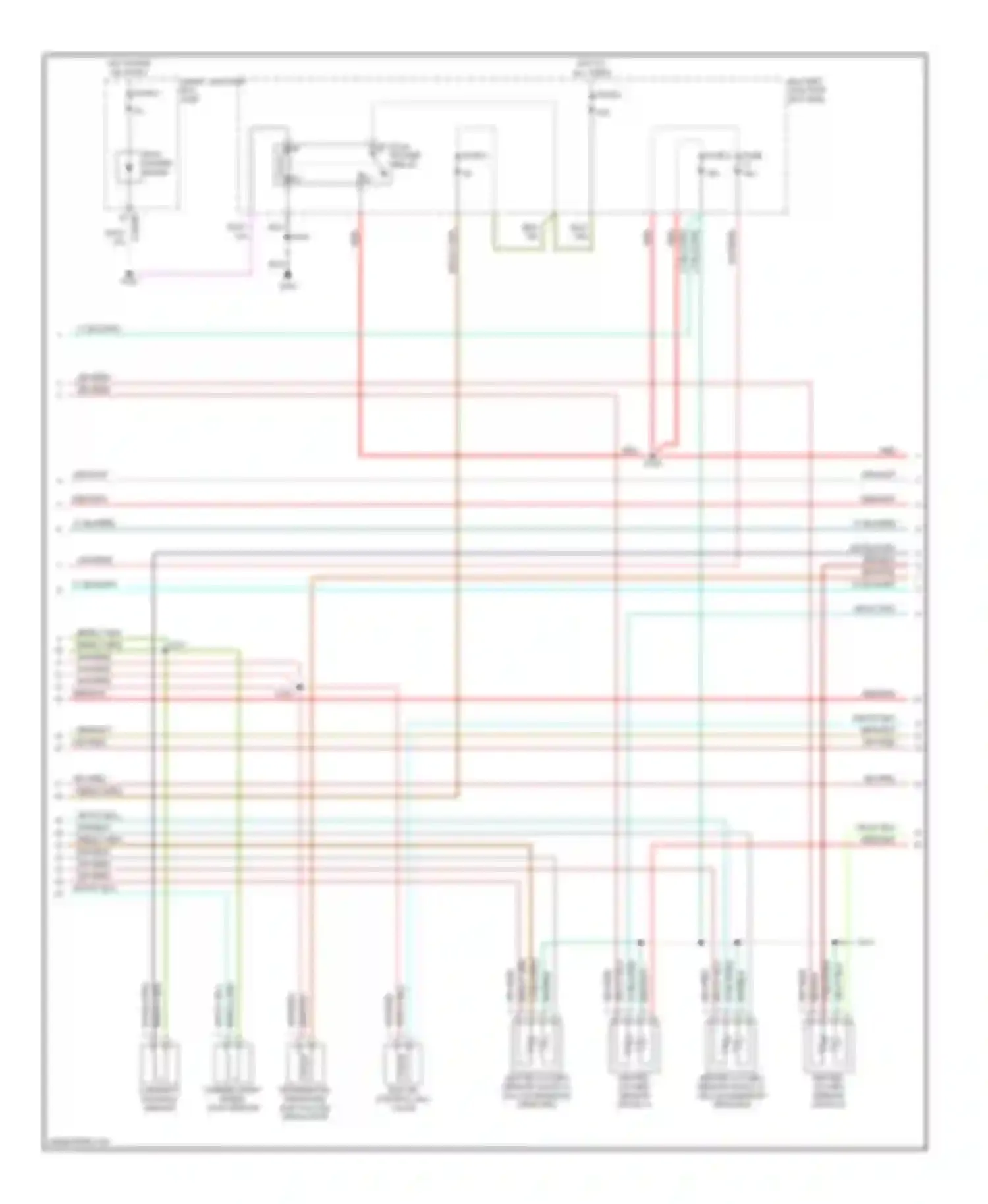 Wiring diagram camshaft position sensor for Mercury Mariner I (2004-2007) (2 of 2)