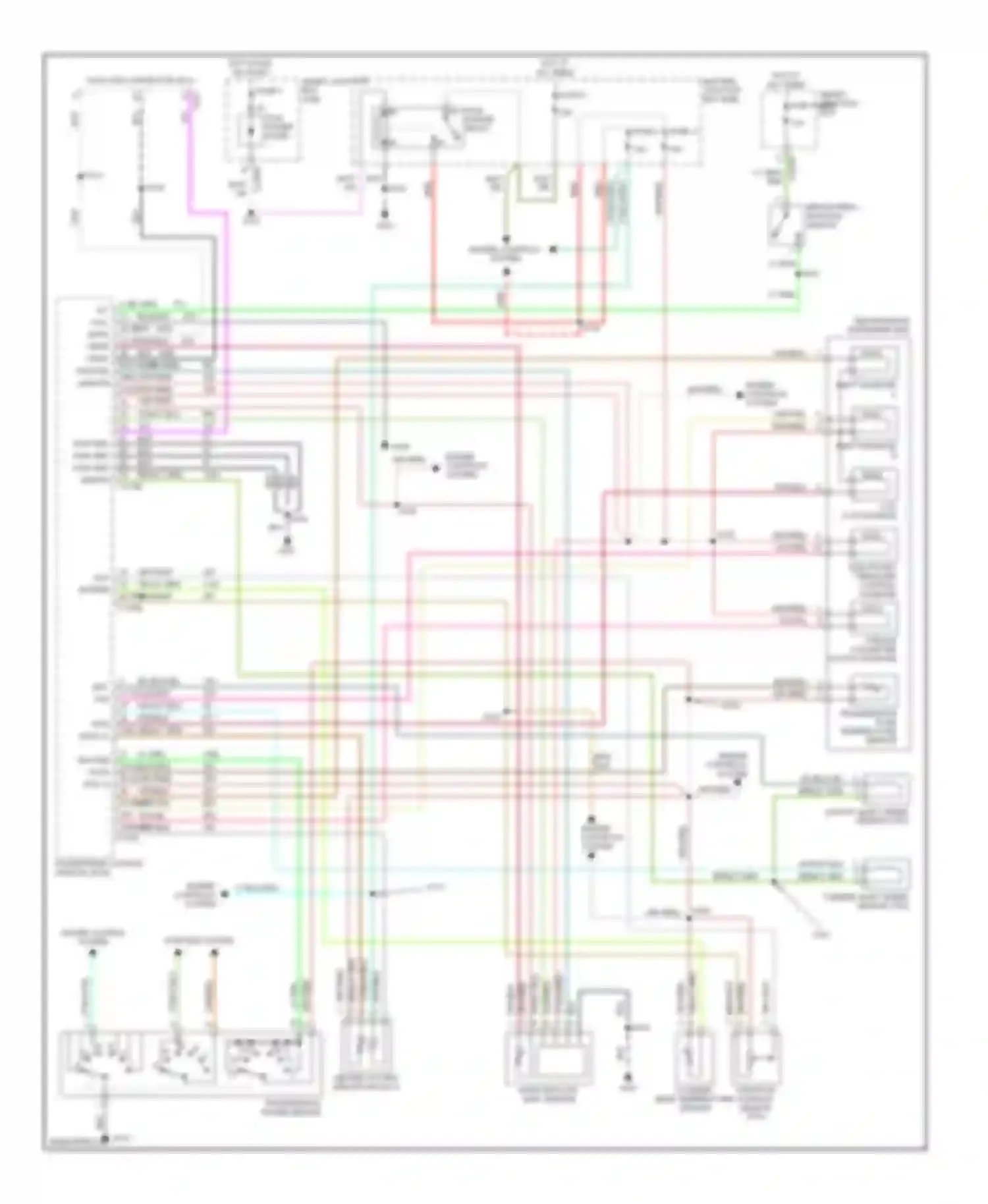 Wiring diagram ccs solenoid for Mercury Mariner I (2004-2007) (1 of 2)