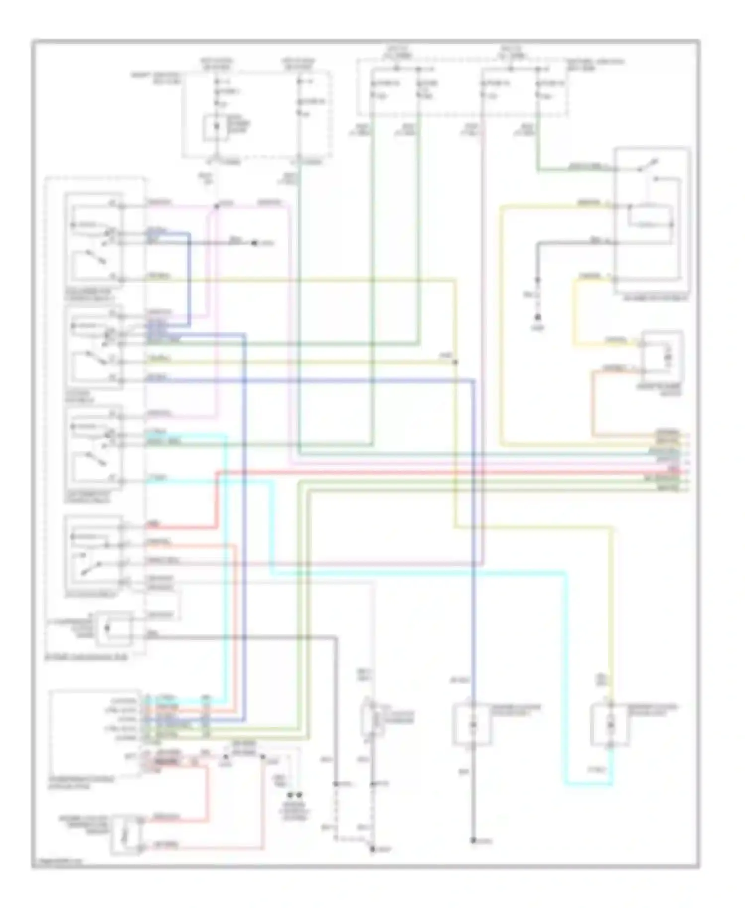 Wiring diagram engine coolant temperature sensor for Mercury Mariner I (2004-2007) (2 of 2)