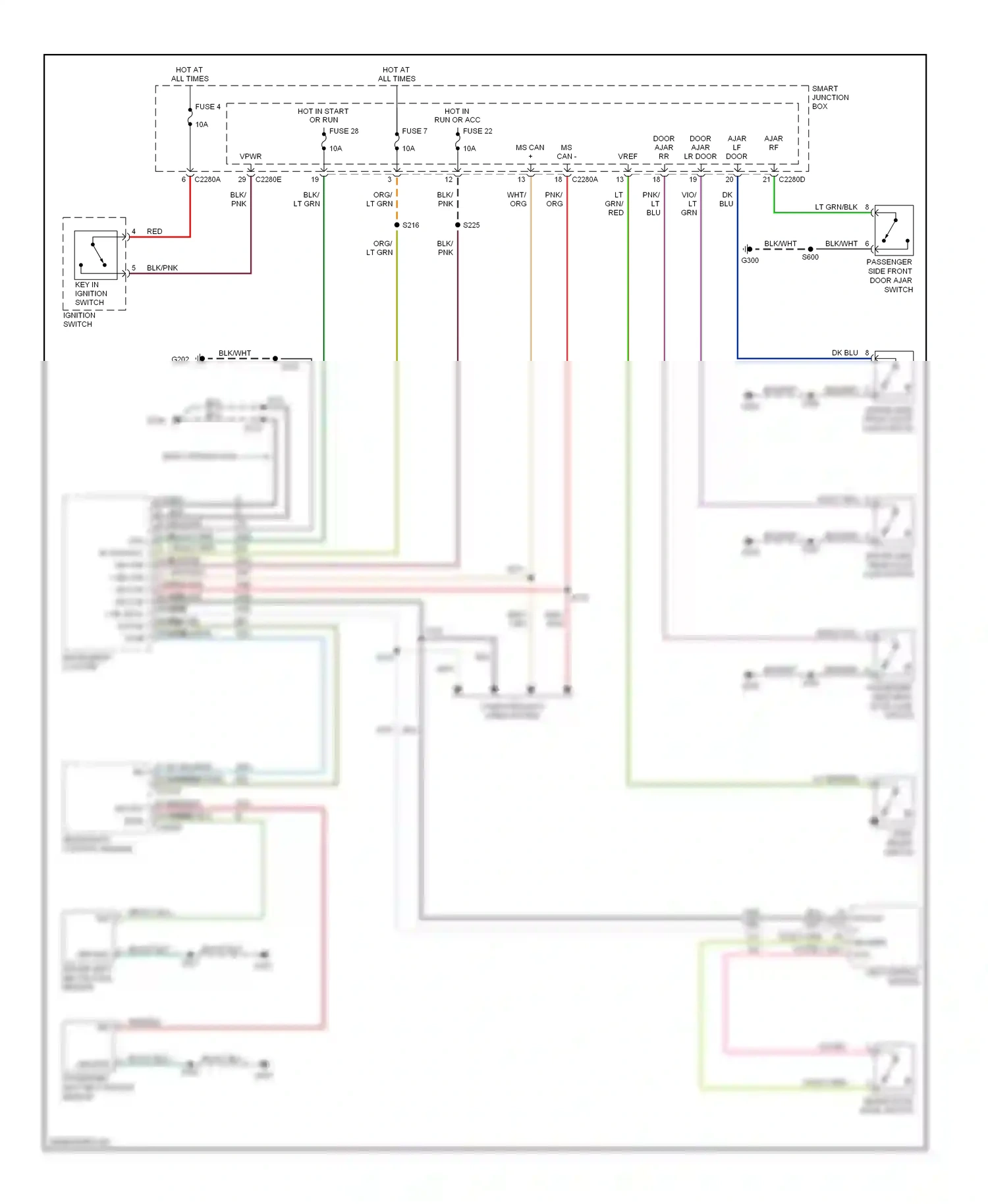 Mercury Mariner I (2004-2007) vref wiring diagram  (3 of 3)