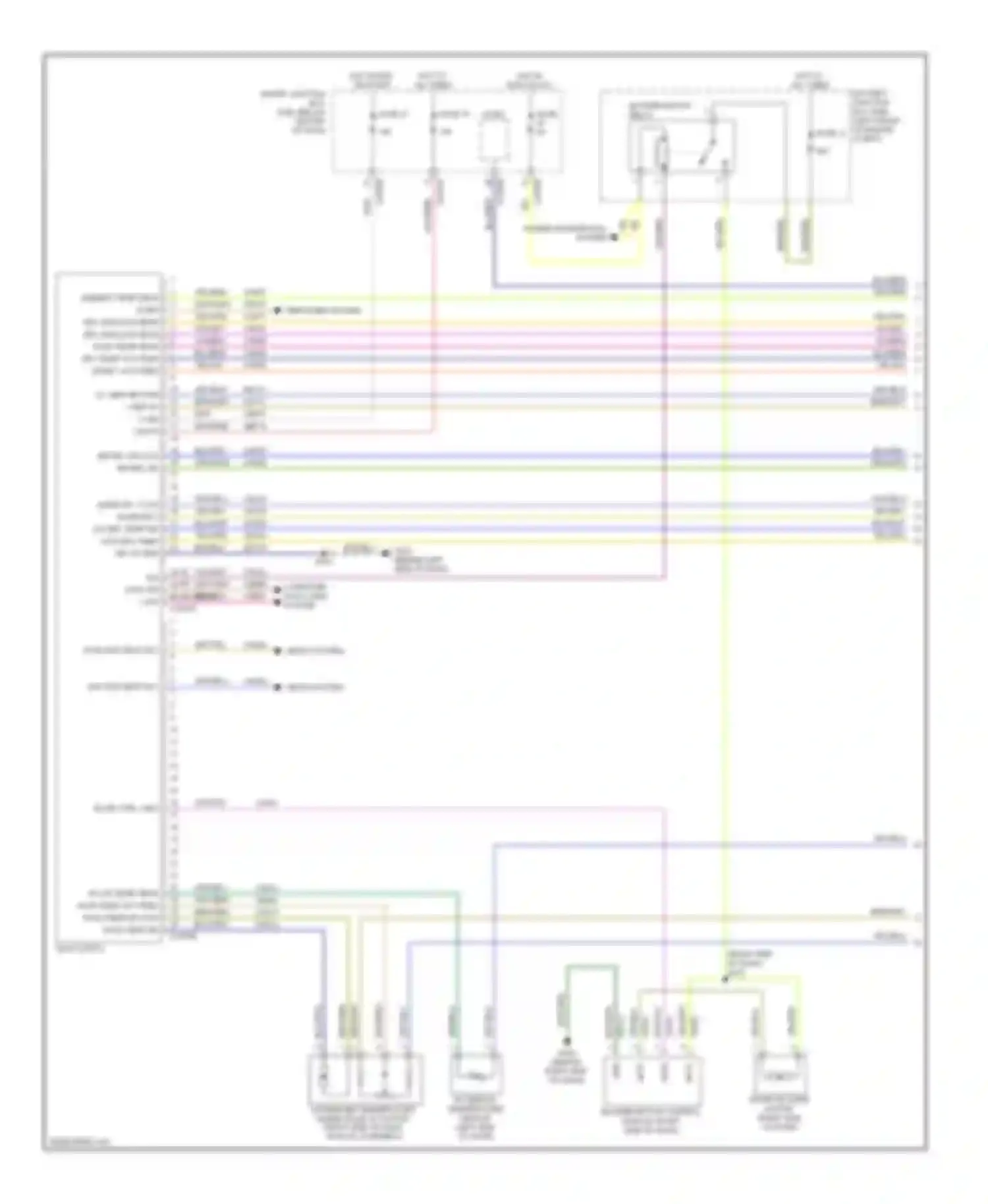 Mariner Mercury II (2007-2010): Automatic a/c circuit, except hybrid (1 of 3)