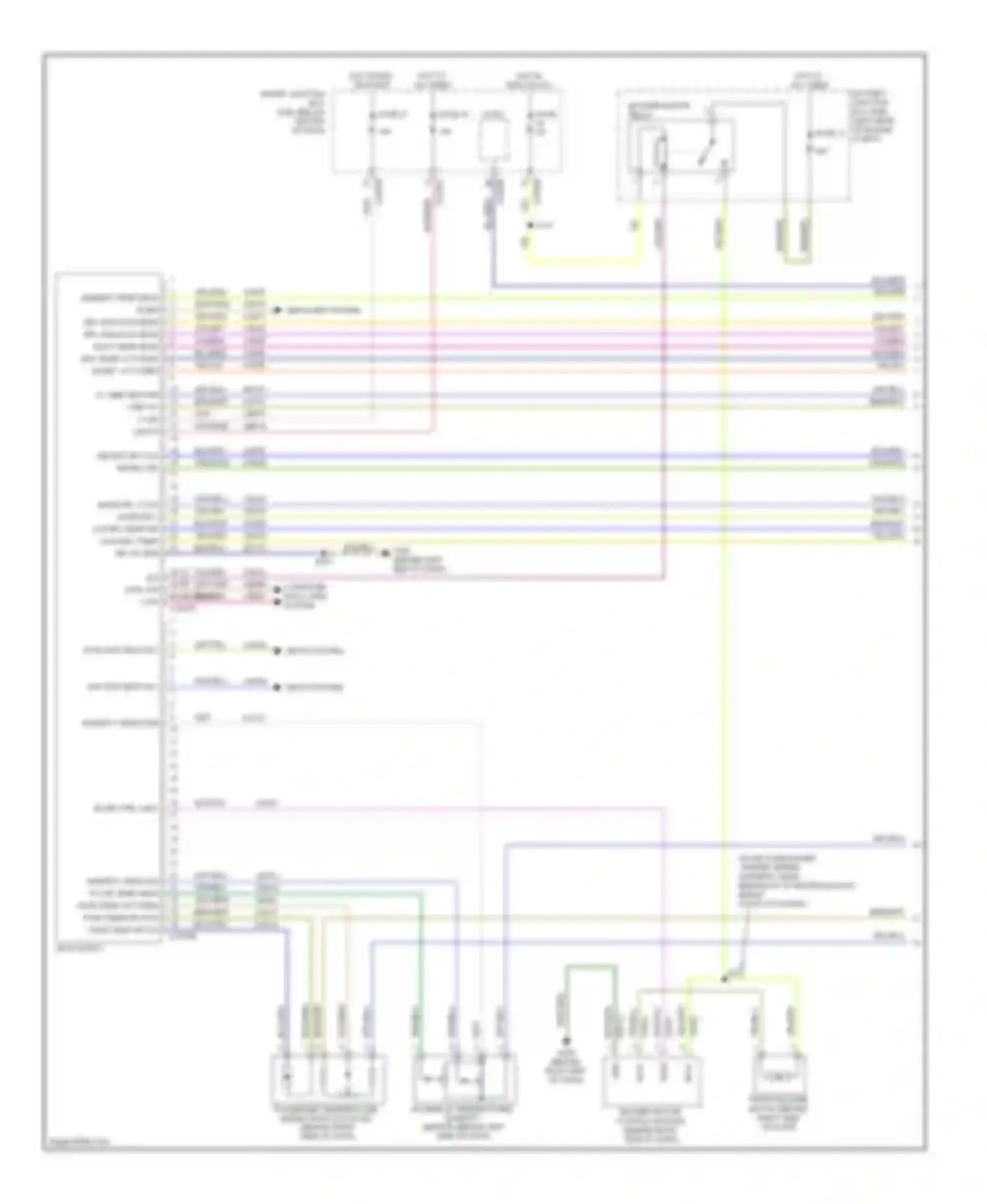 Mariner Mercury II (2007-2010): Automatic a/c circuit, hybrid (1 of 4)