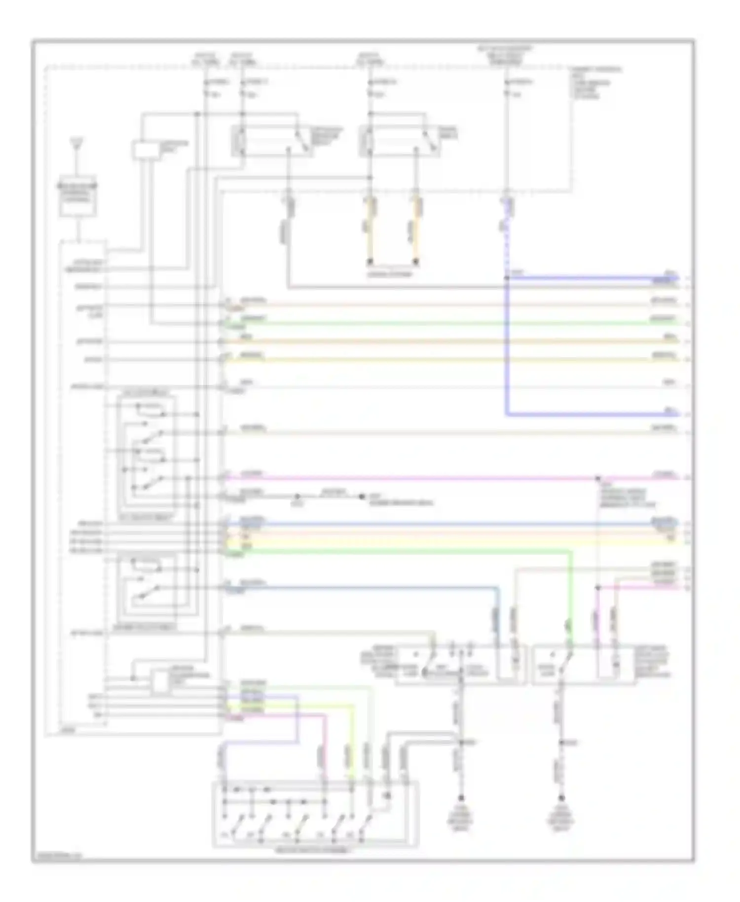 Mariner Mercury II (2007-2010): Forced entry circuit, except hybrid (1 of 2)