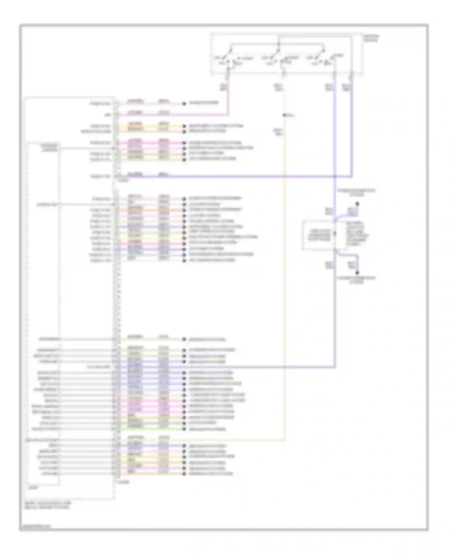 Mariner Mercury II (2007-2010): Body control modules circuit, except hybrid (1 of 3)