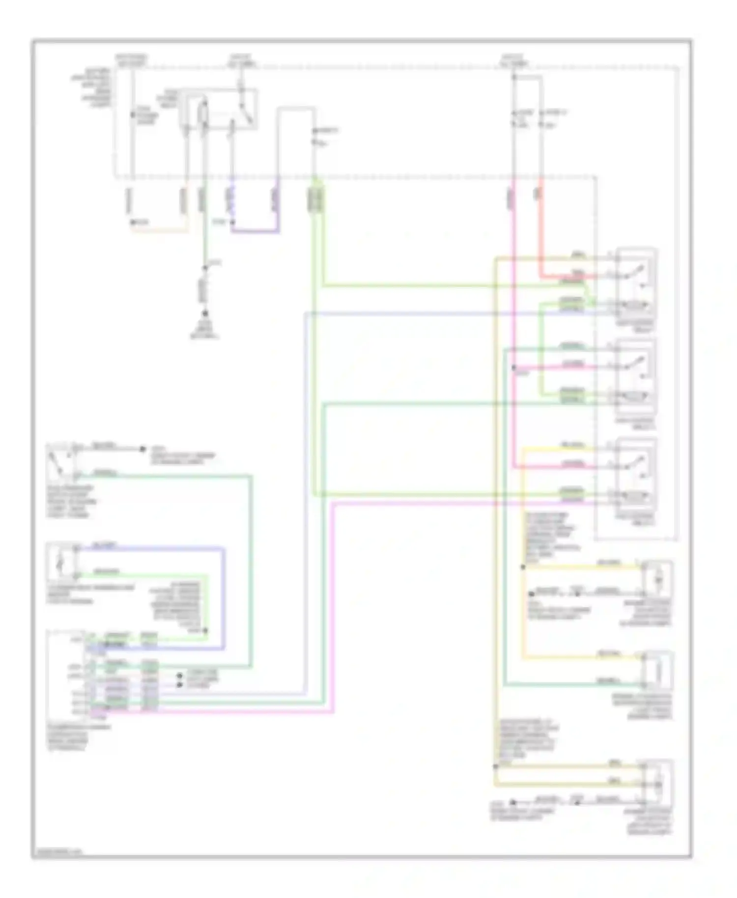 Mariner Mercury II (2007-2010): Cooling fan circuit, hybrid
