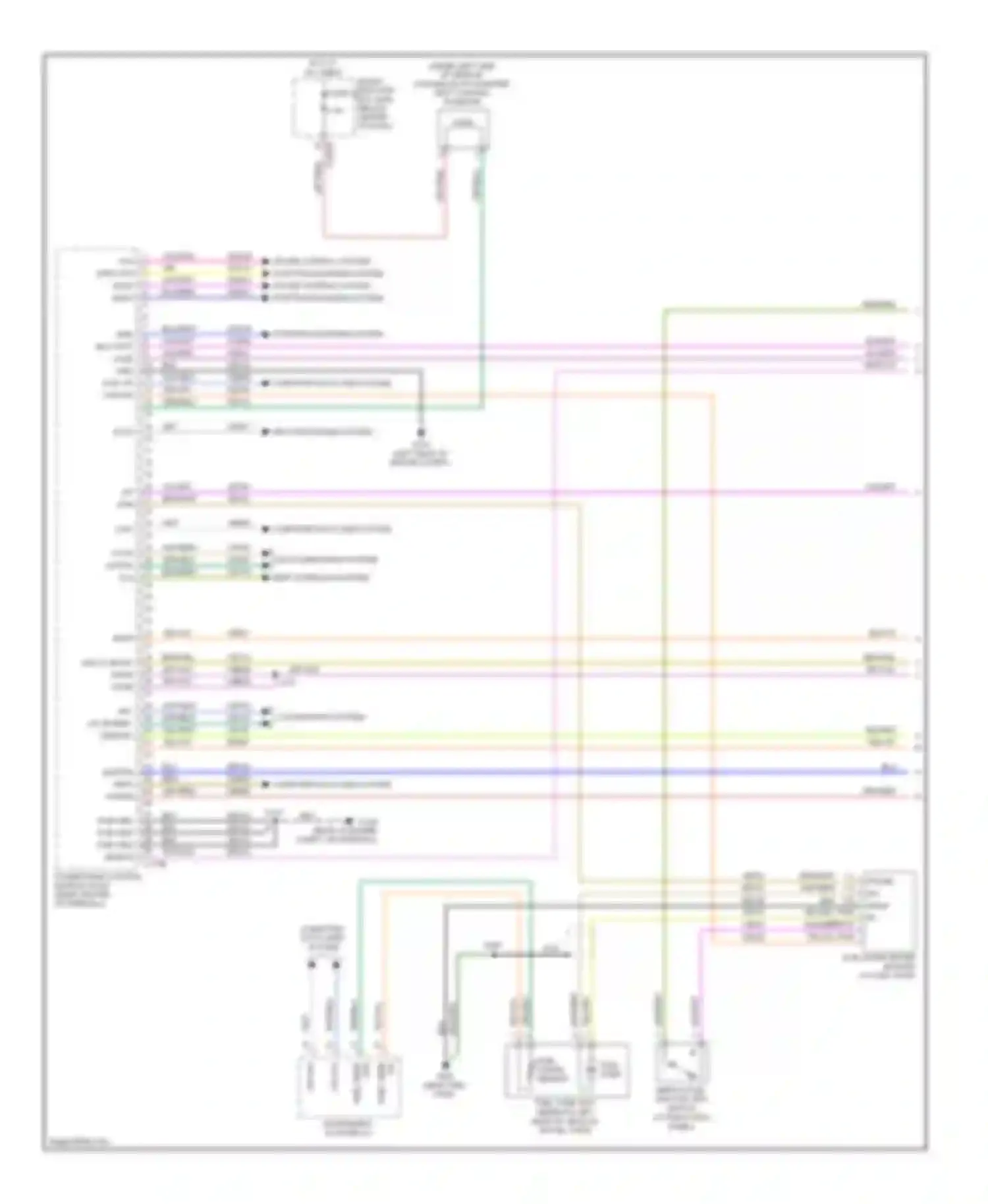 Mariner Mercury II (2007-2010): Wiring diagram engine performance 2.3l, except hybrid (1 of 5)