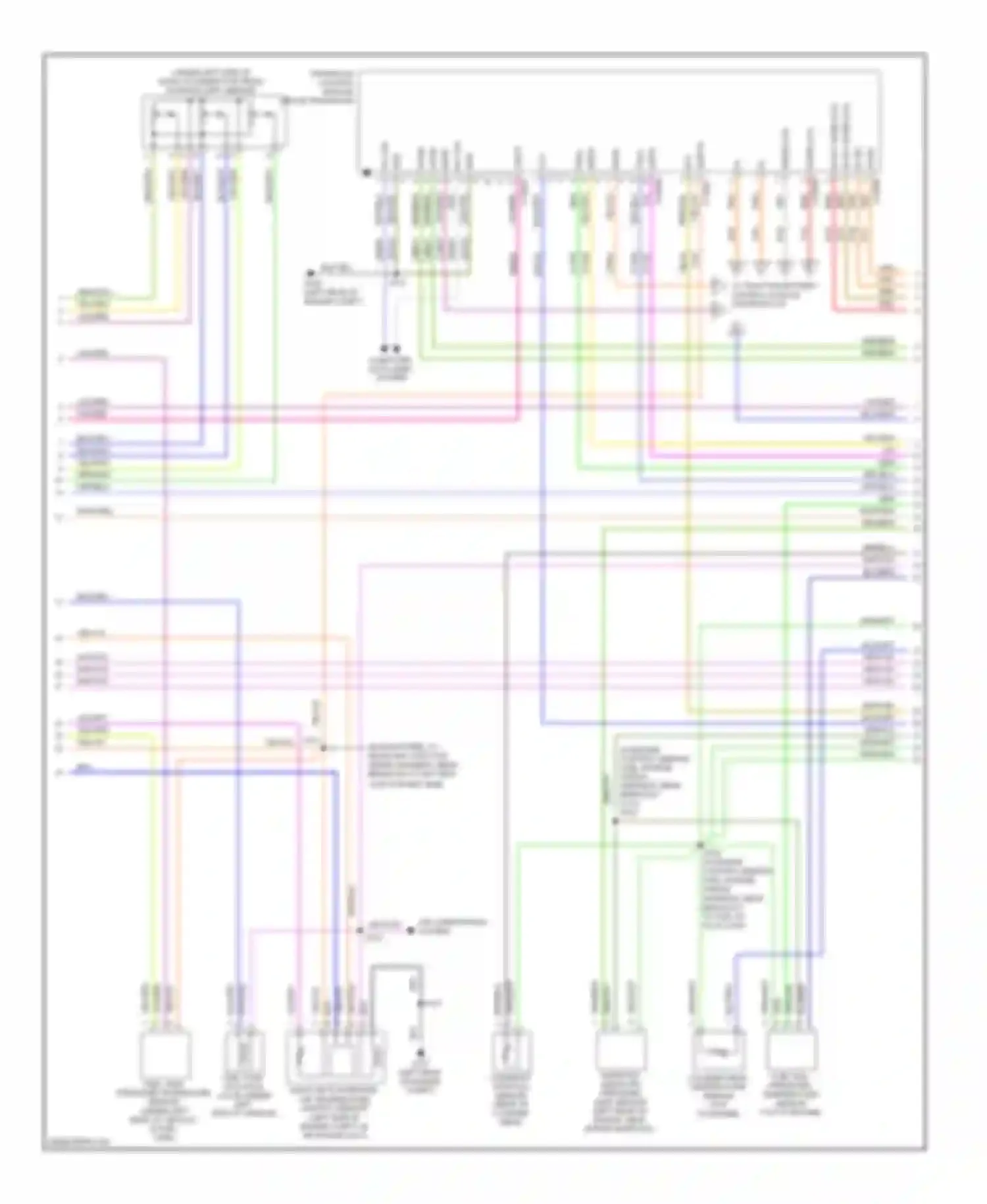 Mariner Mercury II (2007-2010): Wiring diagram engine performance 2.3l, hybrid (2 of 6)