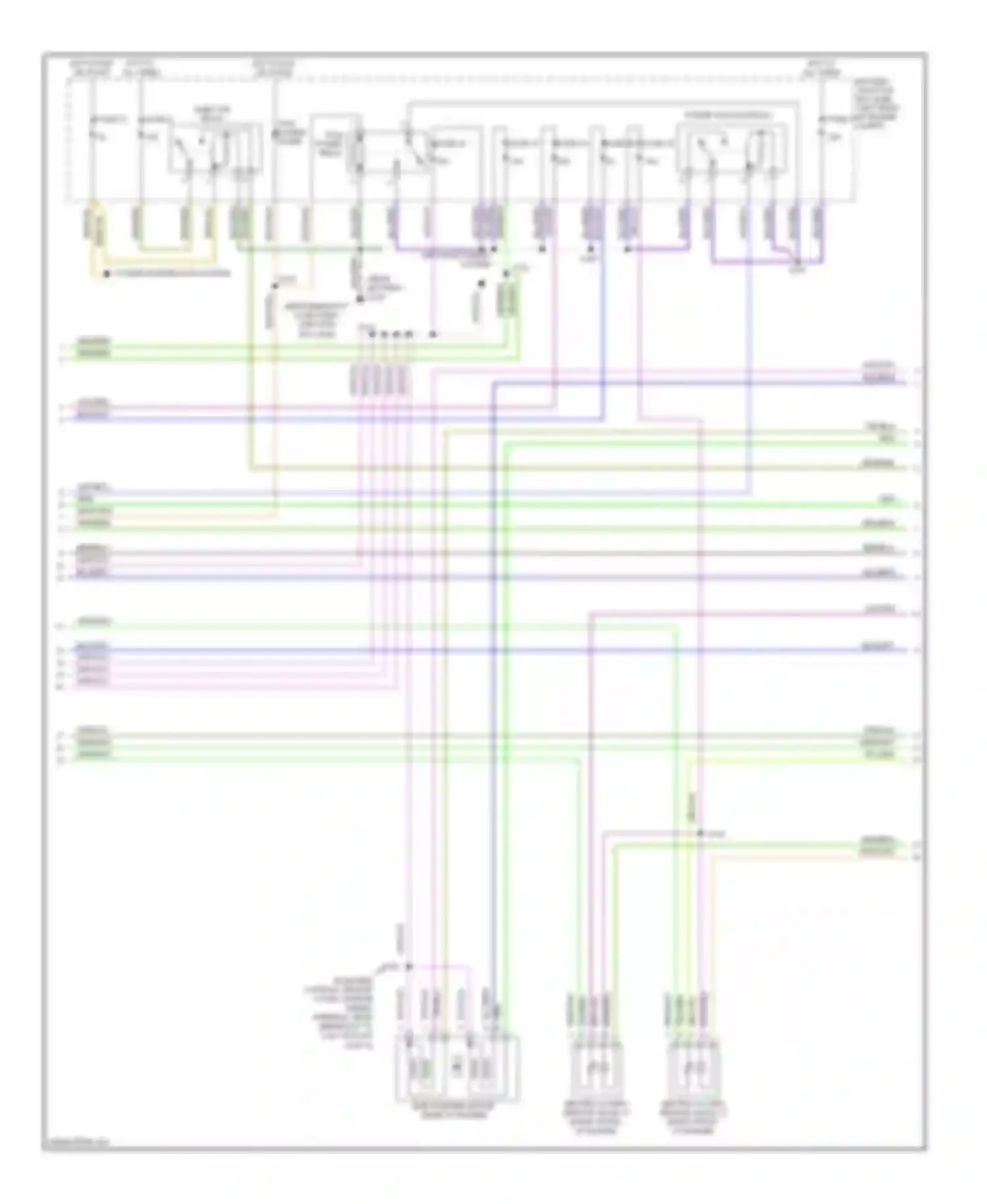 Mariner Mercury II (2007-2010): Wiring diagram engine performance 2.3l, hybrid (4 of 6)