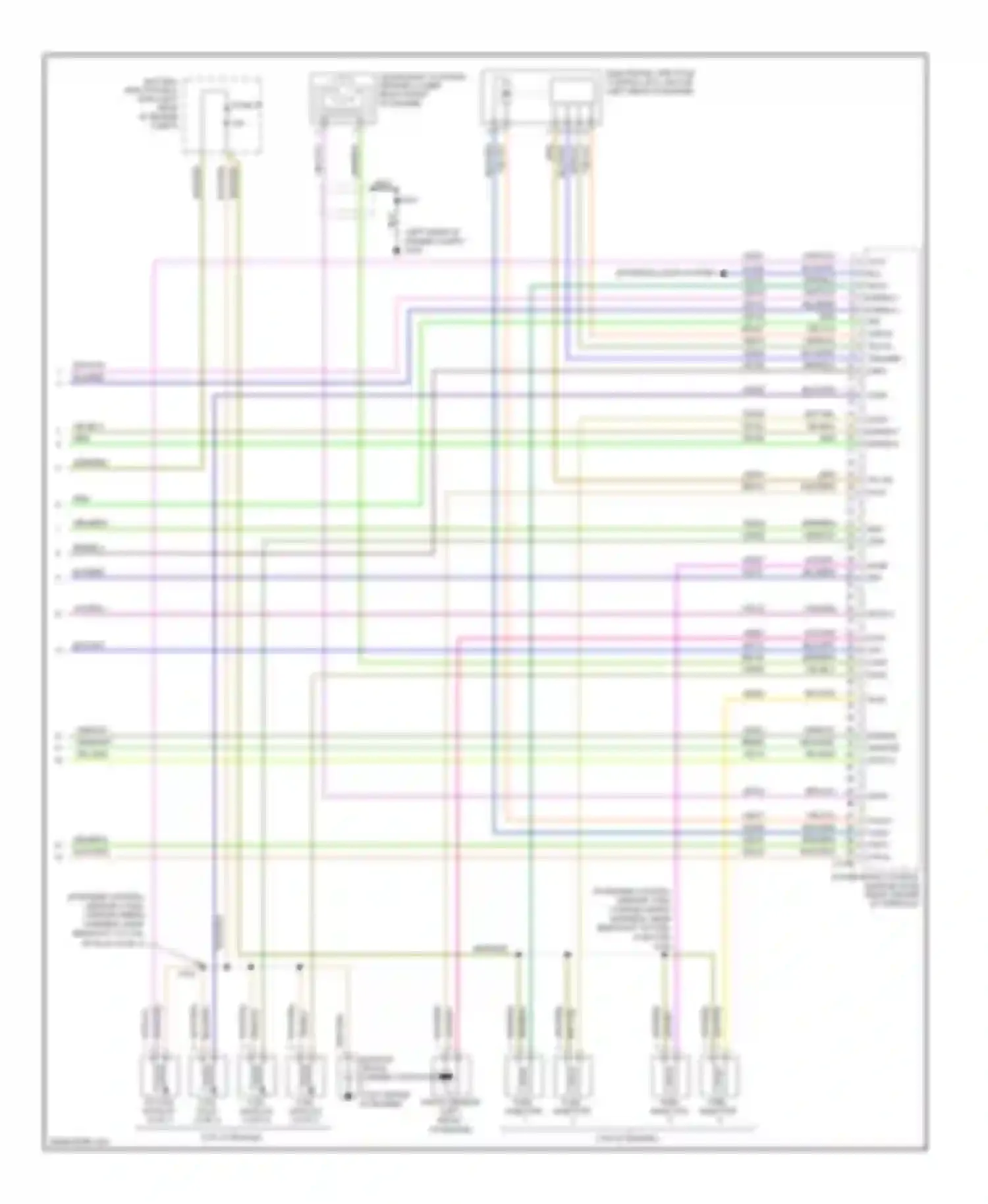 Mariner Mercury II (2007-2010): Wiring diagram engine performance 2.3l, hybrid (5 of 6)