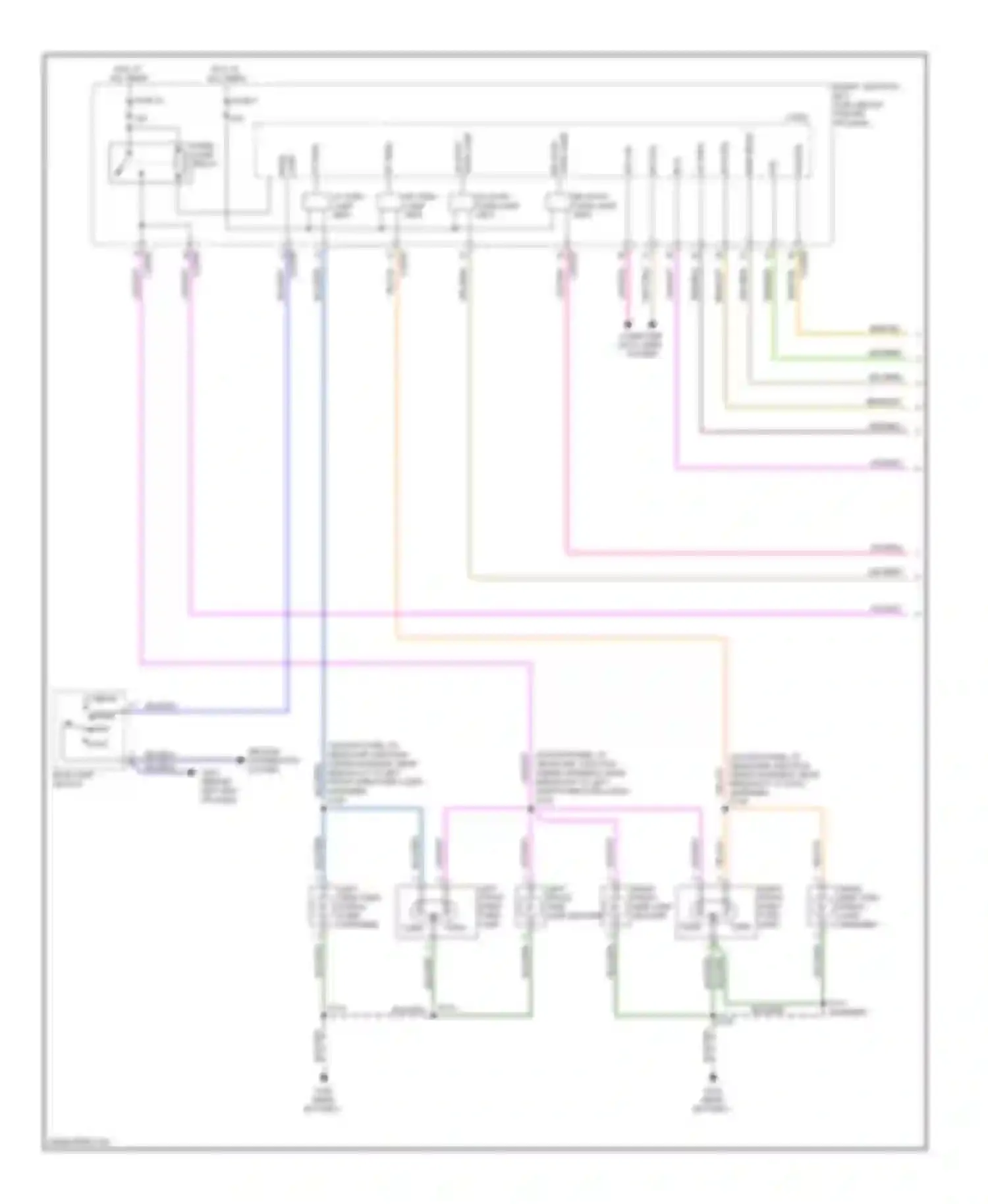Mariner Mercury II (2007-2010): Exterior lamps circuit, hybrid (1 of 2)