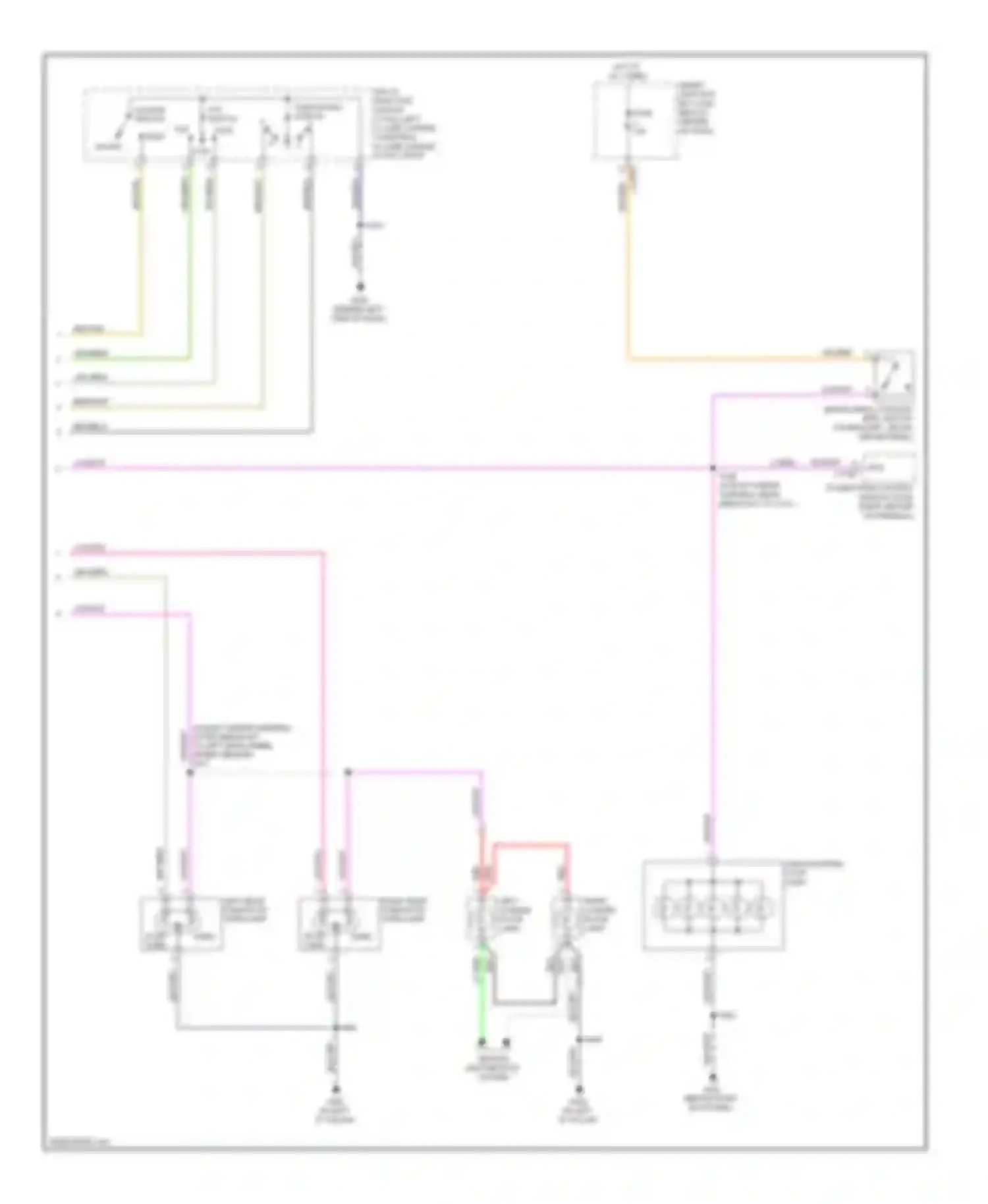 Mariner Mercury II (2007-2010): Exterior lamps circuit, hybrid (2 of 2)