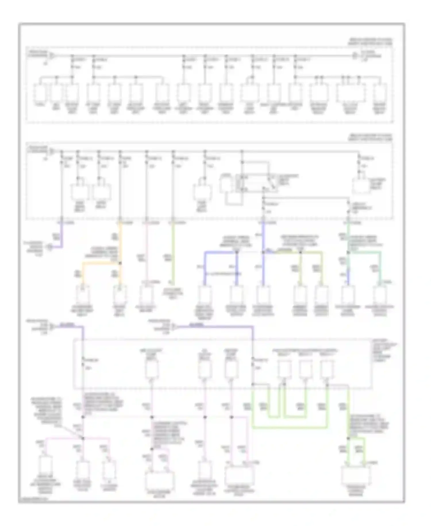 Mariner Mercury II (2007-2010): Power distribution circuit, hybrid (3 of 5)