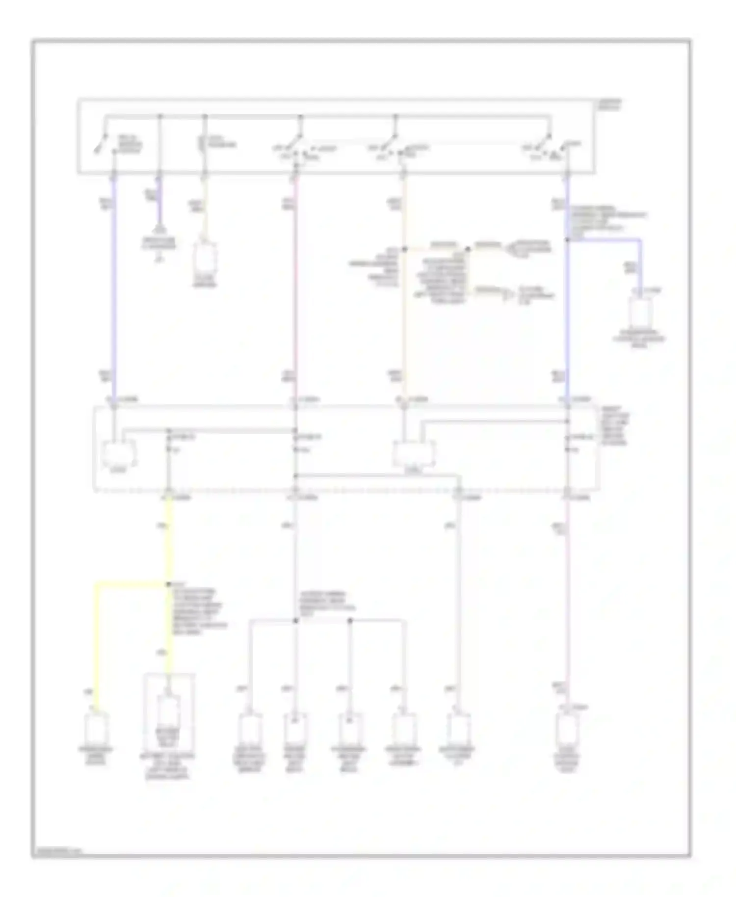 Mariner Mercury II (2007-2010): Power distribution circuit, hybrid (4 of 5)