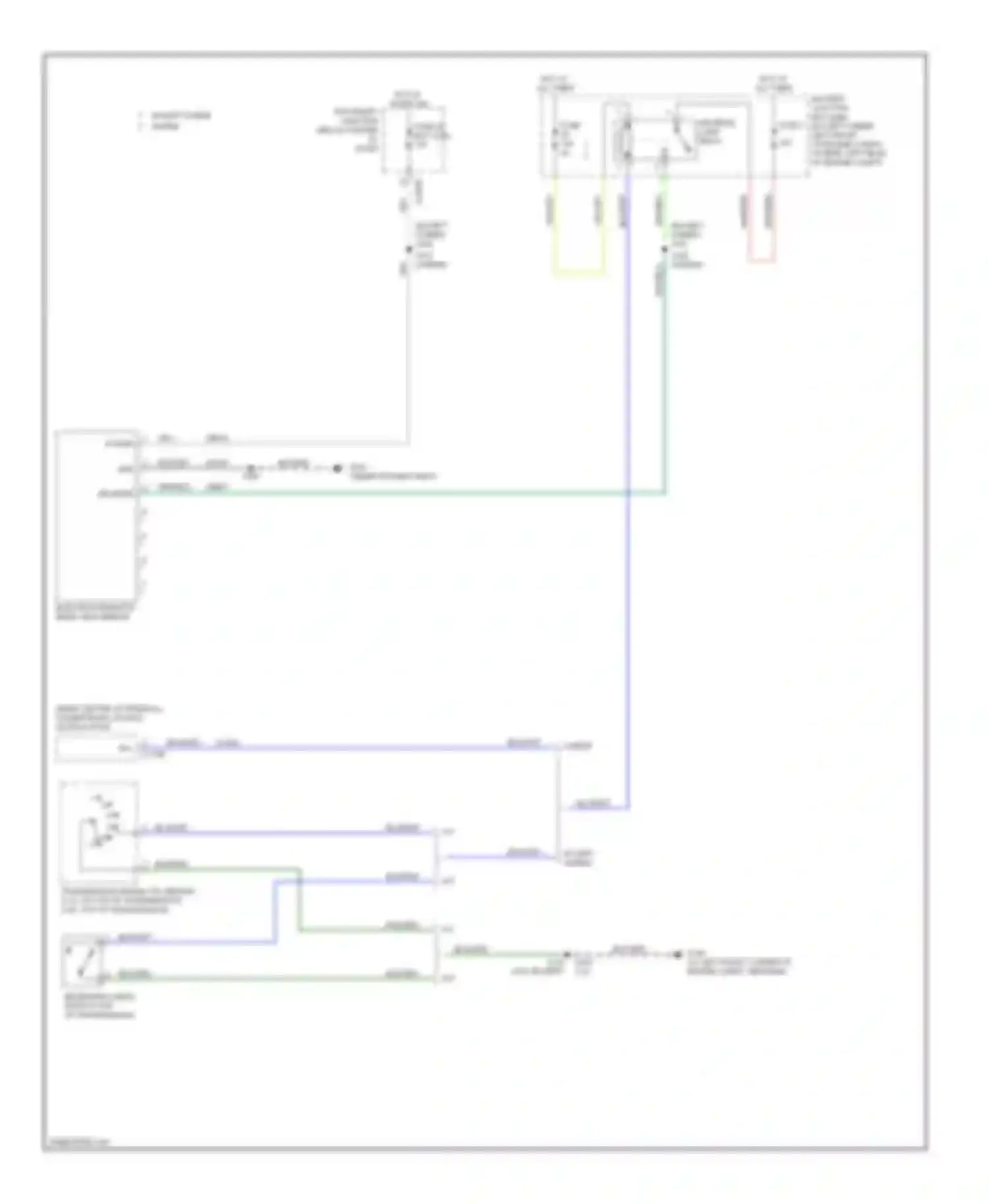 Mariner Mercury II (2007-2010): Electrochromic mirror circuit, early production