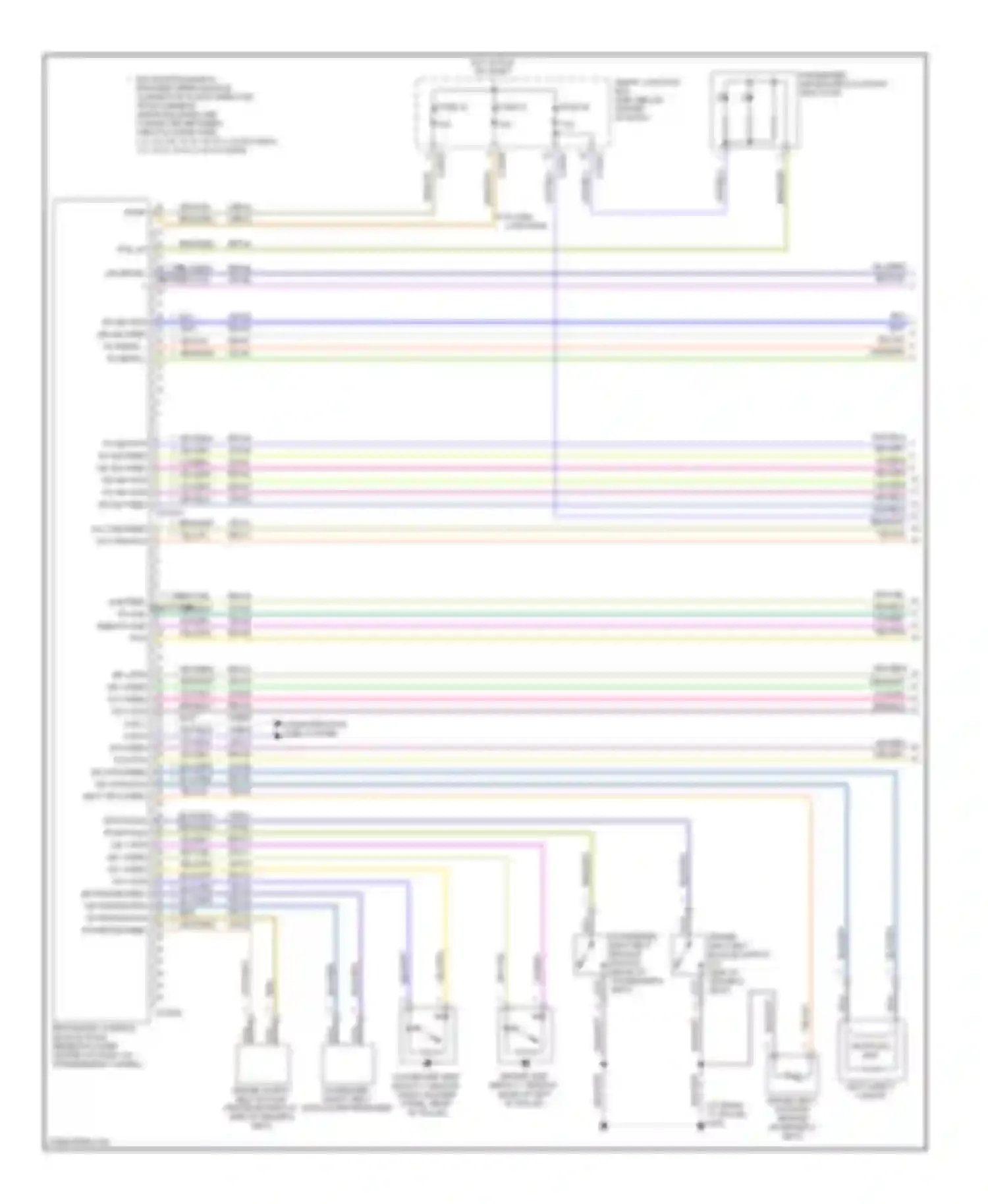 Mariner Mercury II (2007-2010): Supplemental restraints circuit (1 of 2)