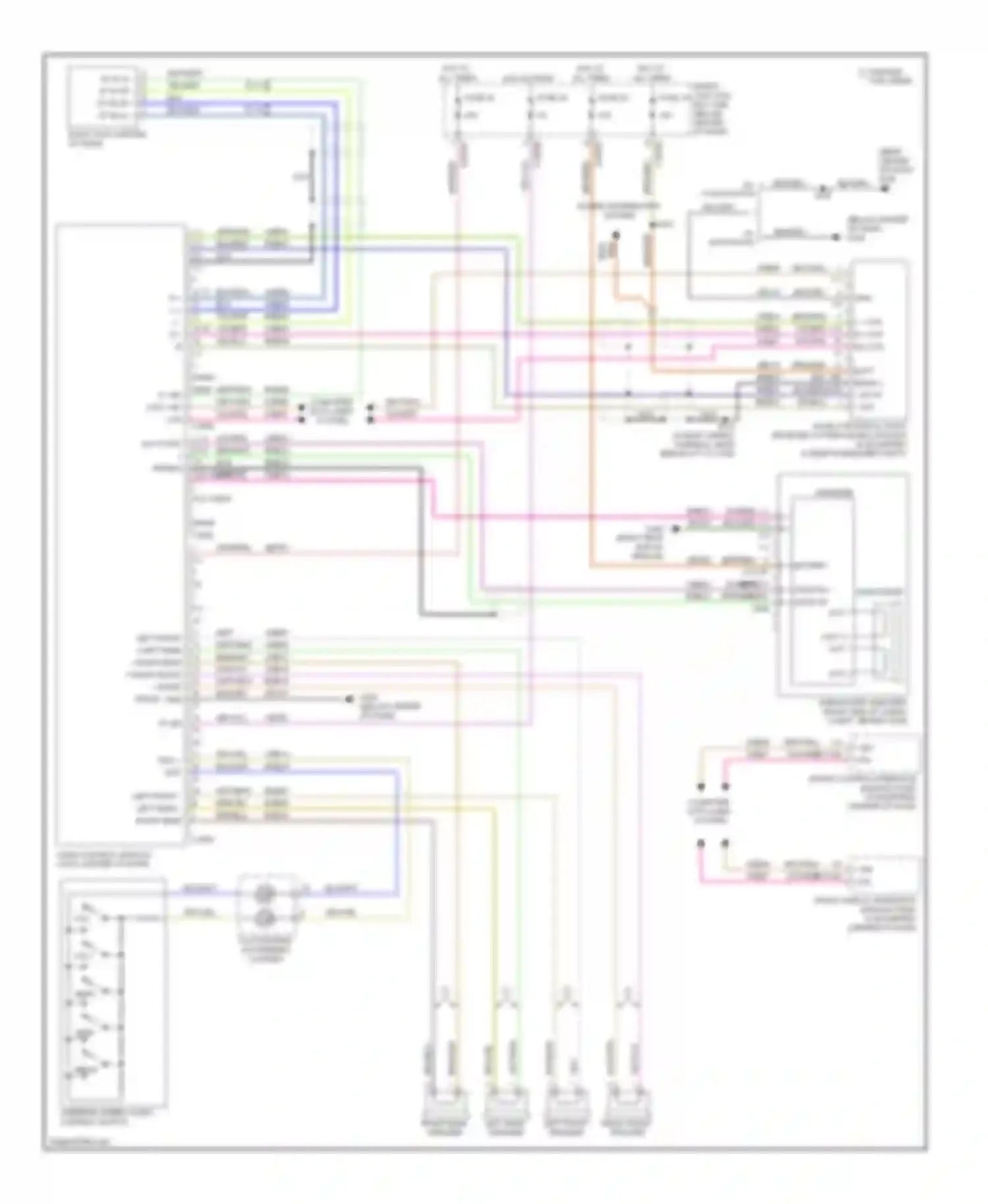 Wiring diagram 1 2 3 4 5 6 7 8 9 10 clip detect audio gnd for Mercury Mariner II (2007-2010) (1 of 2)