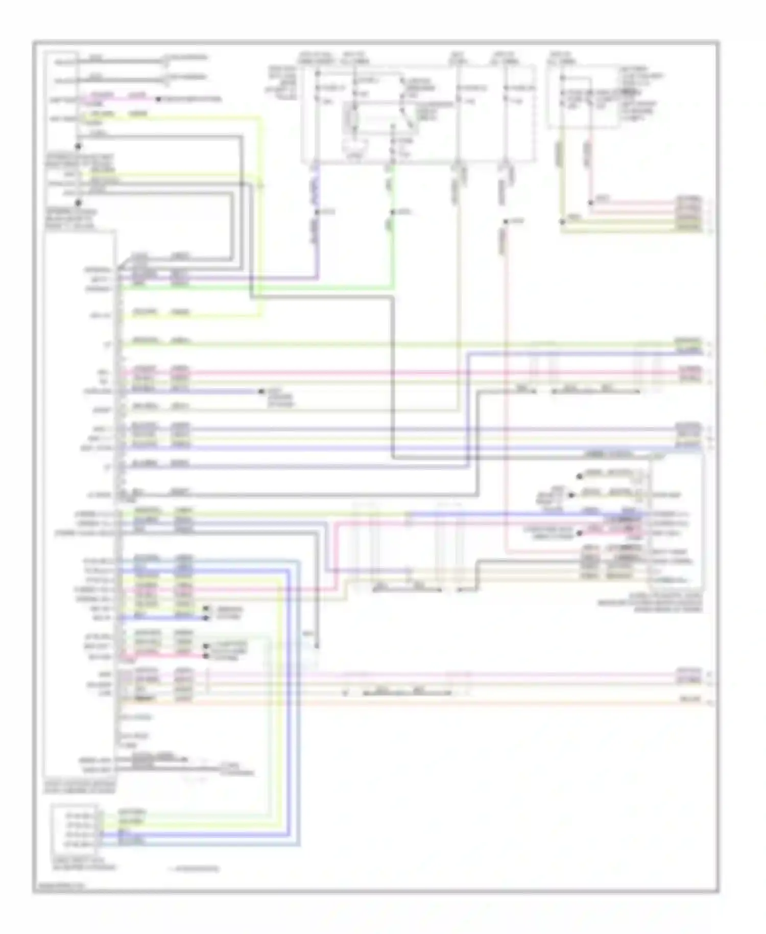 Wiring diagram am antenna for Mercury Mariner II (2007-2010) (1 of 1)