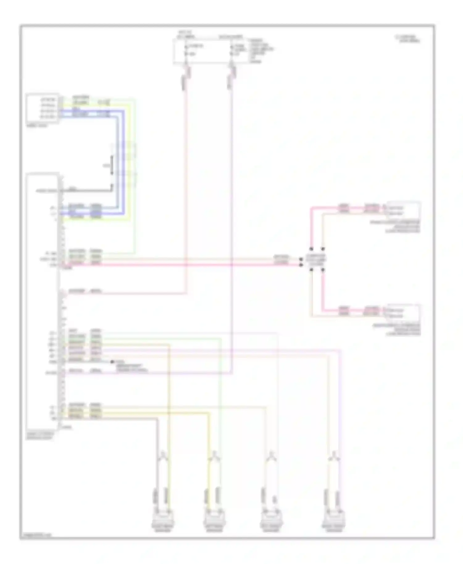 Wiring diagram (behind right center of dash, for Mercury Mariner II (2007-2010) (1 of 3)