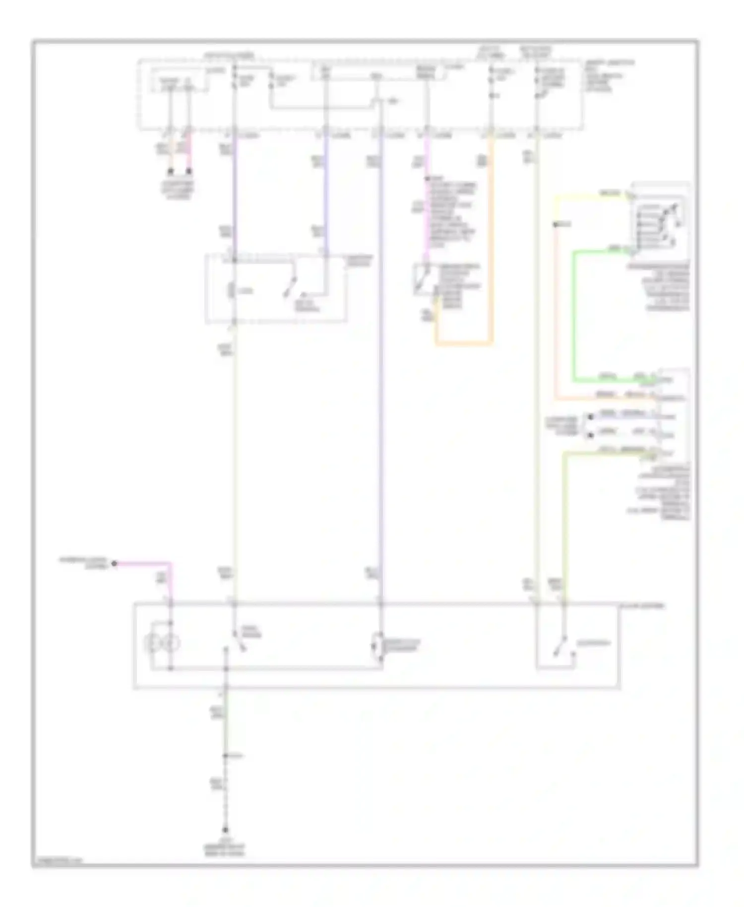 Wiring diagram blu for Mercury Mariner II (2007-2010) (57 of 65)