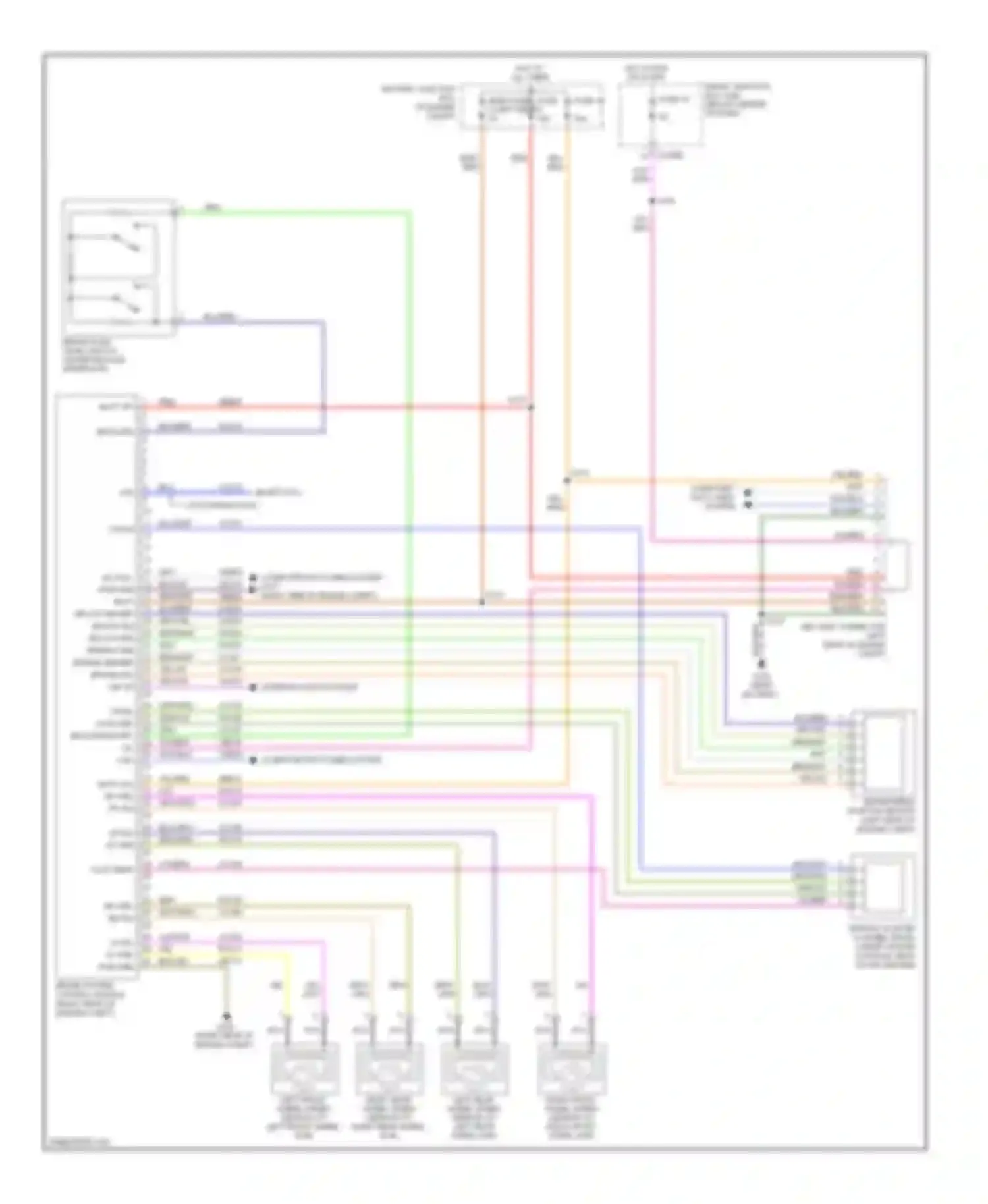 Wiring diagram blu/wht for Mercury Mariner II (2007-2010) (2 of 46)