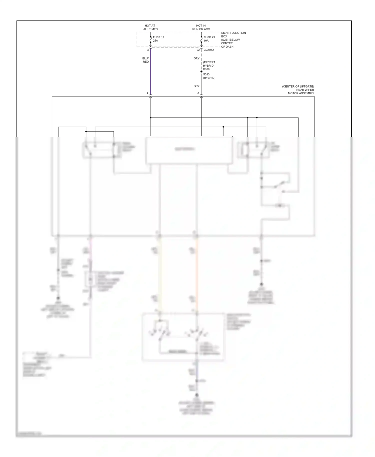 Mercury Mariner II (2007-2010) electronics wiring diagram  (3 of 3)