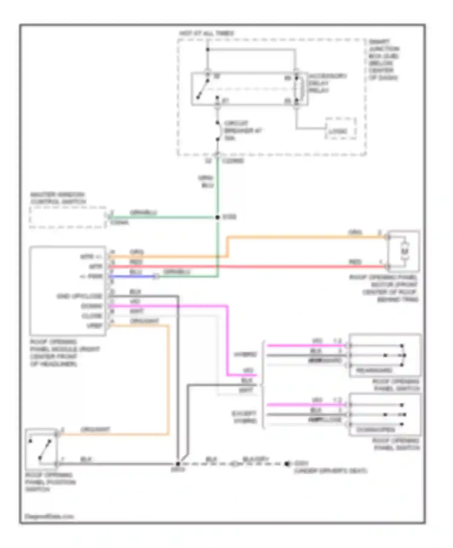 Wiring diagram grn for Mercury Mariner II (2007-2010) (57 of 66)