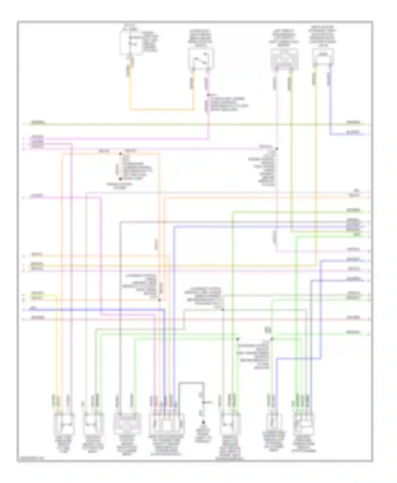 Wiring diagram (in engine control sensor, fuel charge wiring harness, for Mercury Mariner II (2007-2010) (1 of 1)