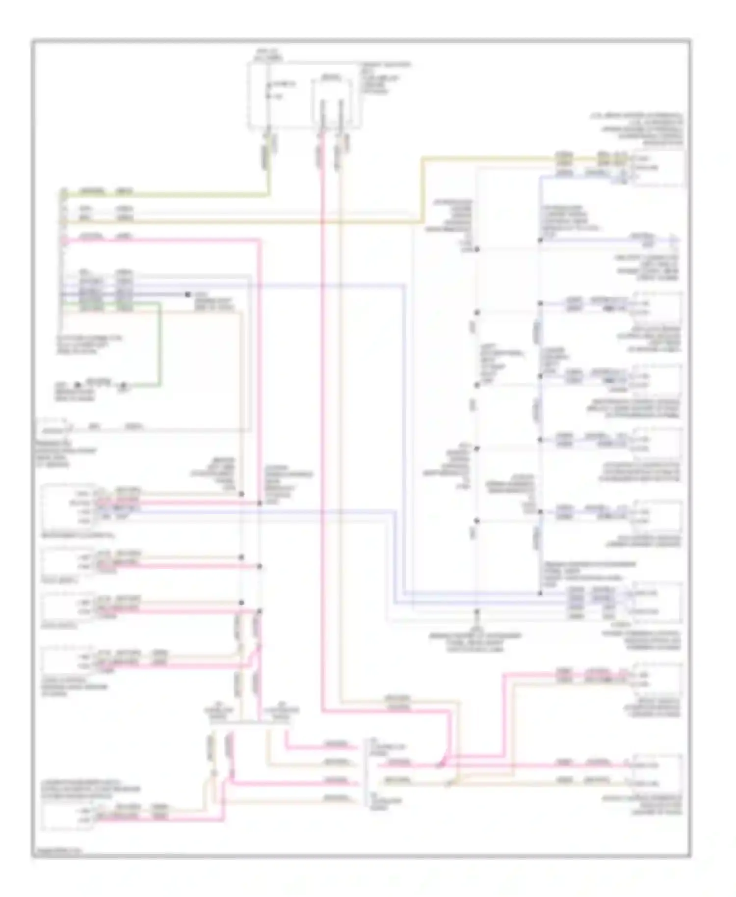 Wiring diagram (in headlamp jumper wiring harness, near breakout to for Mercury Mariner II (2007-2010) (3 of 5)