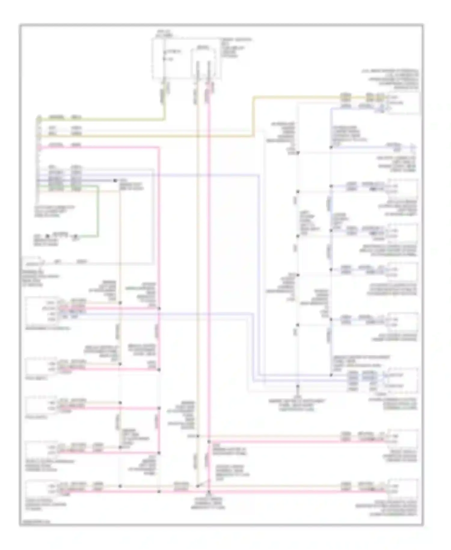 Wiring diagram vio/org for Mercury Mariner II (2007-2010) (7 of 38)