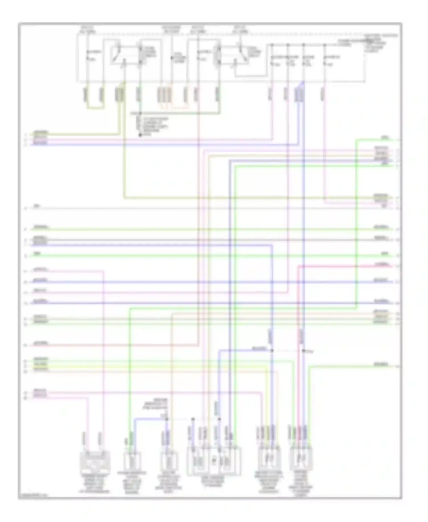 Wiring diagram yel/blu for Mercury Mariner II (2007-2010) (7 of 22)