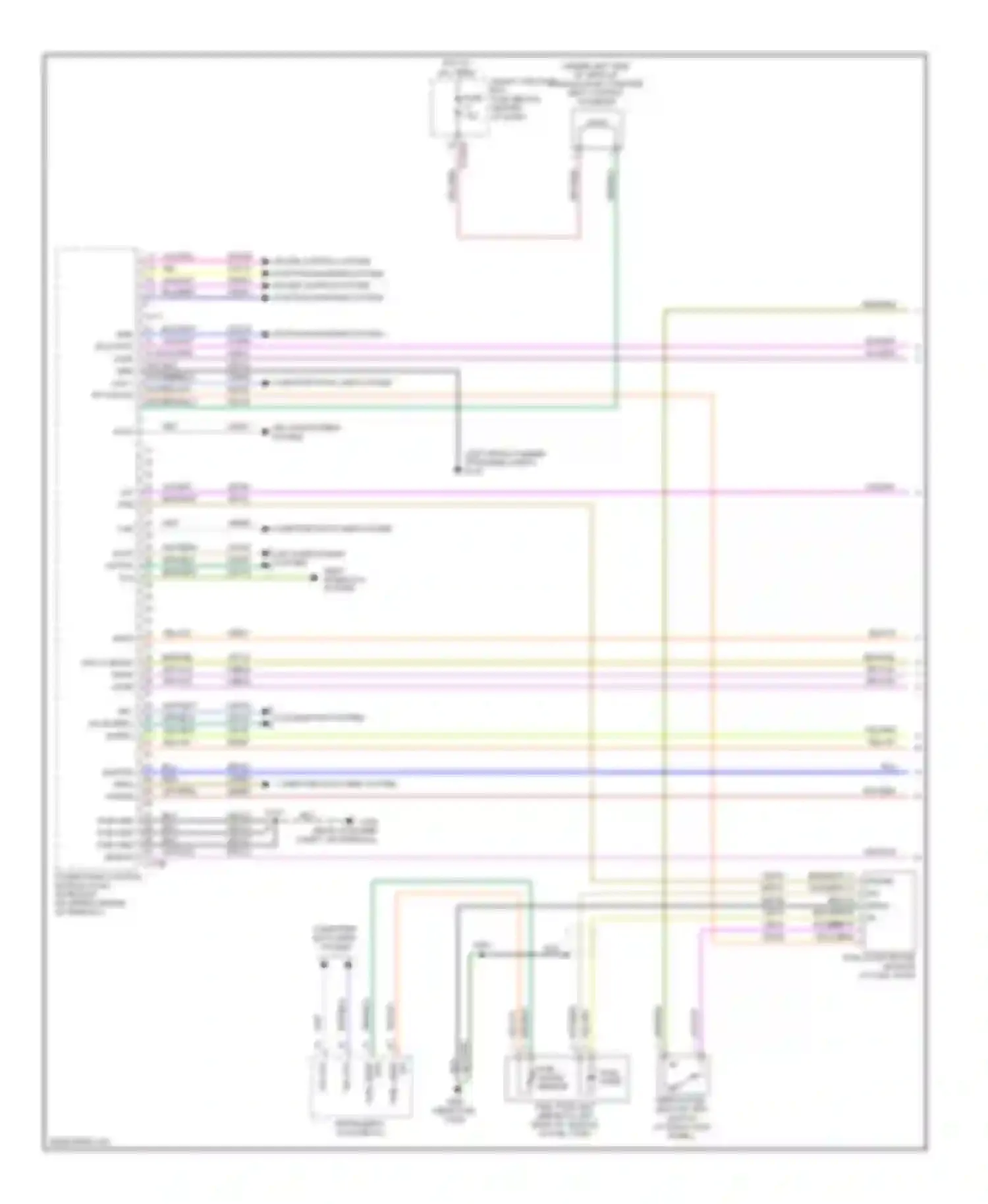 Wiring diagram yel/vio for Mercury Mariner II (2007-2010) (28 of 45)