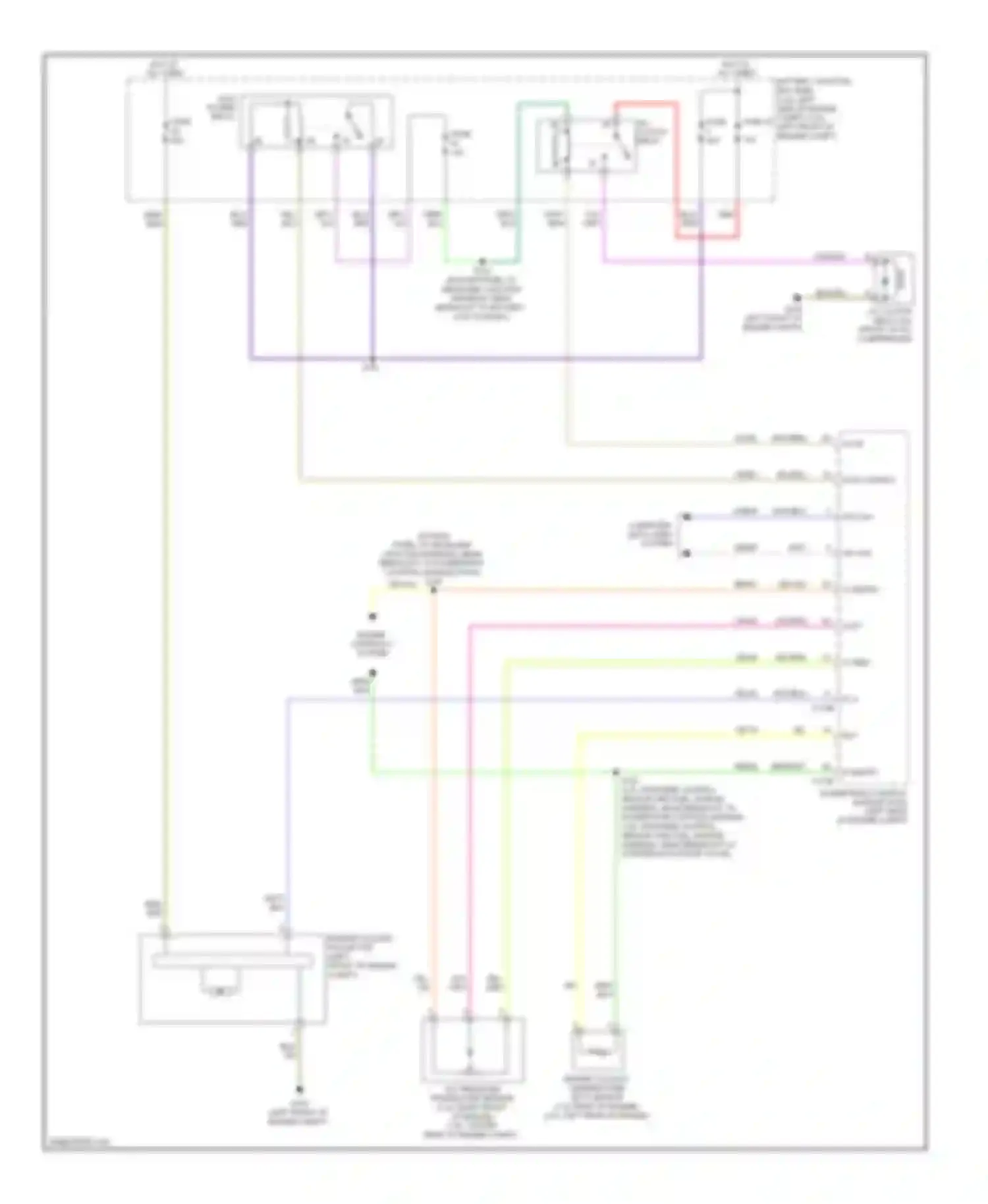Milan Mercury I (2005-2010): Manual a/c circuit (2 of 2)