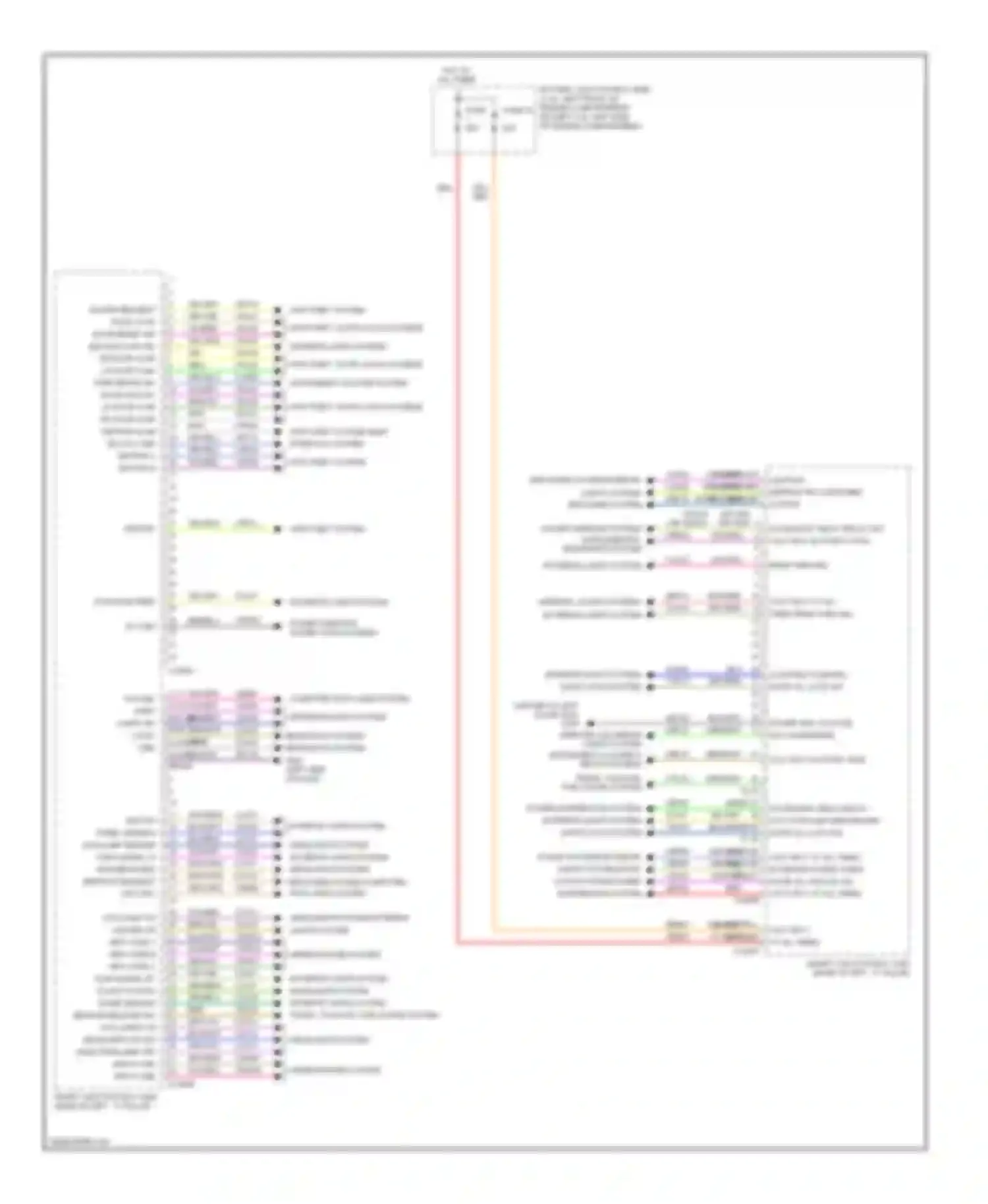 Milan Mercury I (2005-2010): Body control modules circuit (2 of 2)