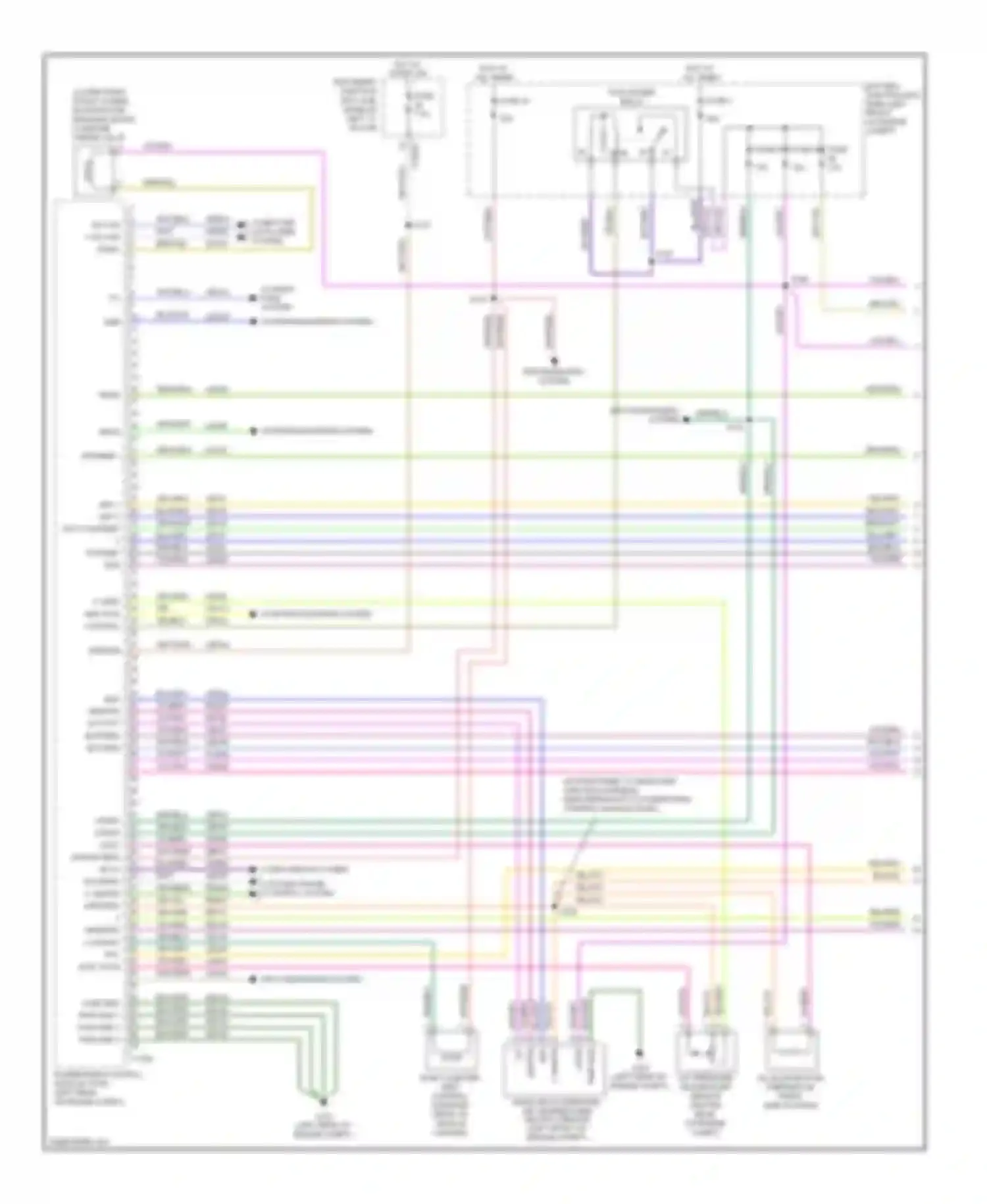 Milan Mercury I (2005-2010): Wiring diagram engine performance 3.0l (1 of 4)