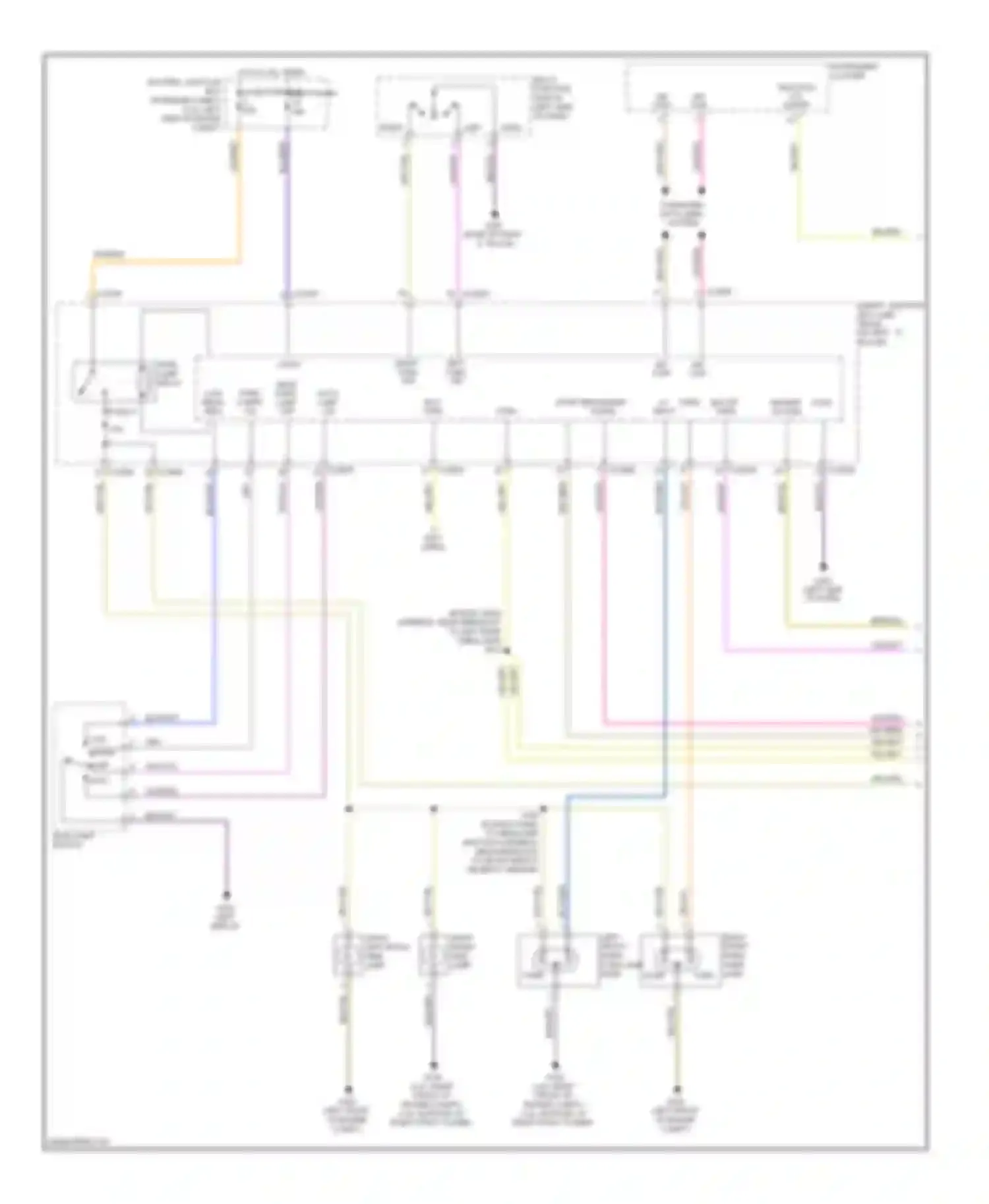 Milan Mercury I (2005-2010): Exterior lamps circuit (1 of 2)