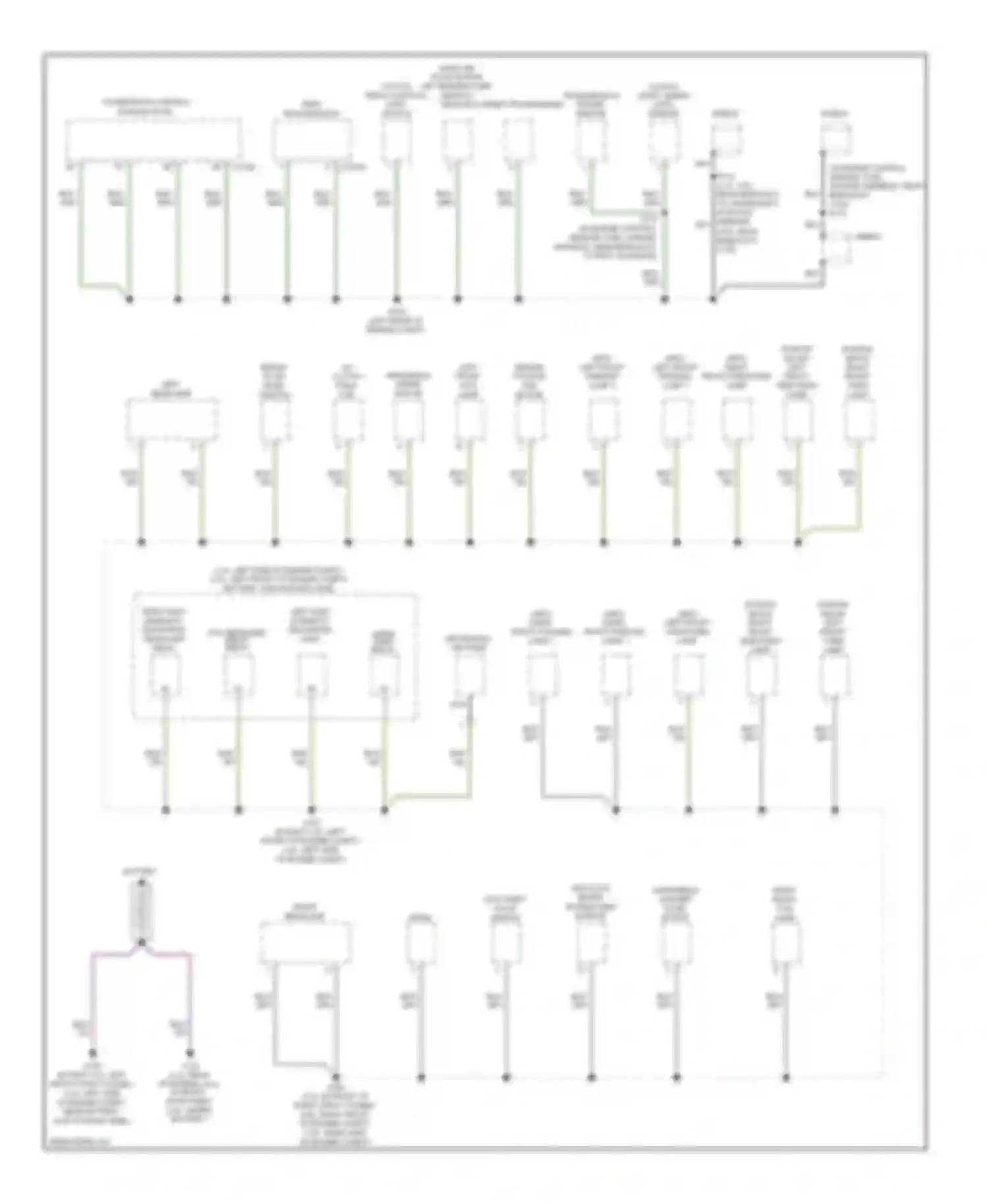 Milan Mercury I (2005-2010): Ground distribution circuit (1 of 4)