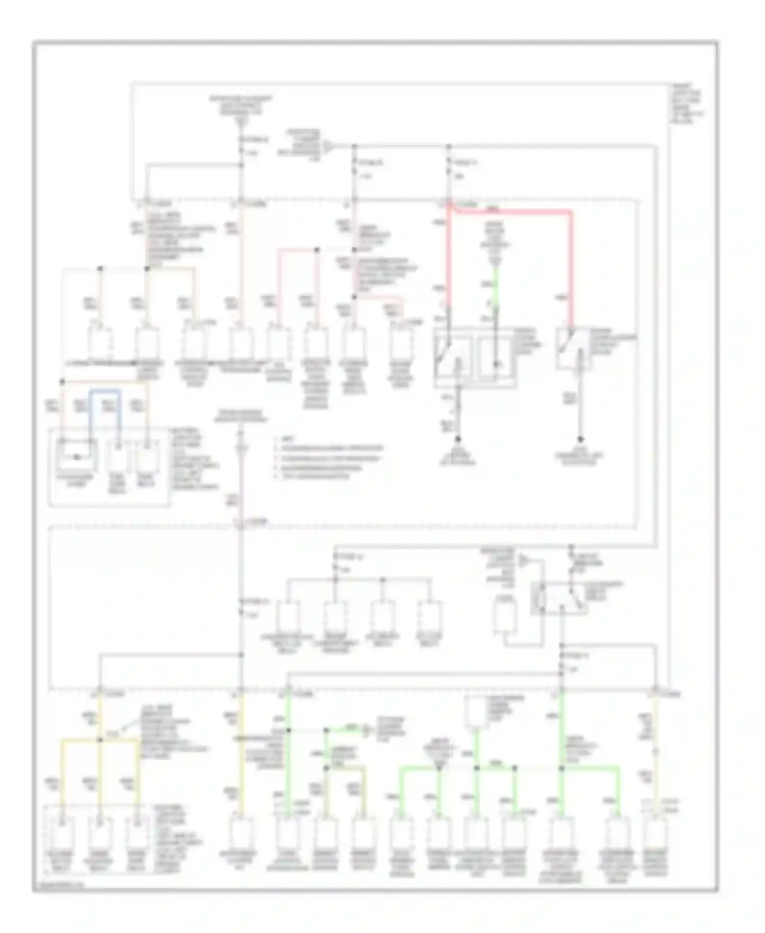Milan Mercury I (2005-2010): Power distribution circuit (3 of 3)
