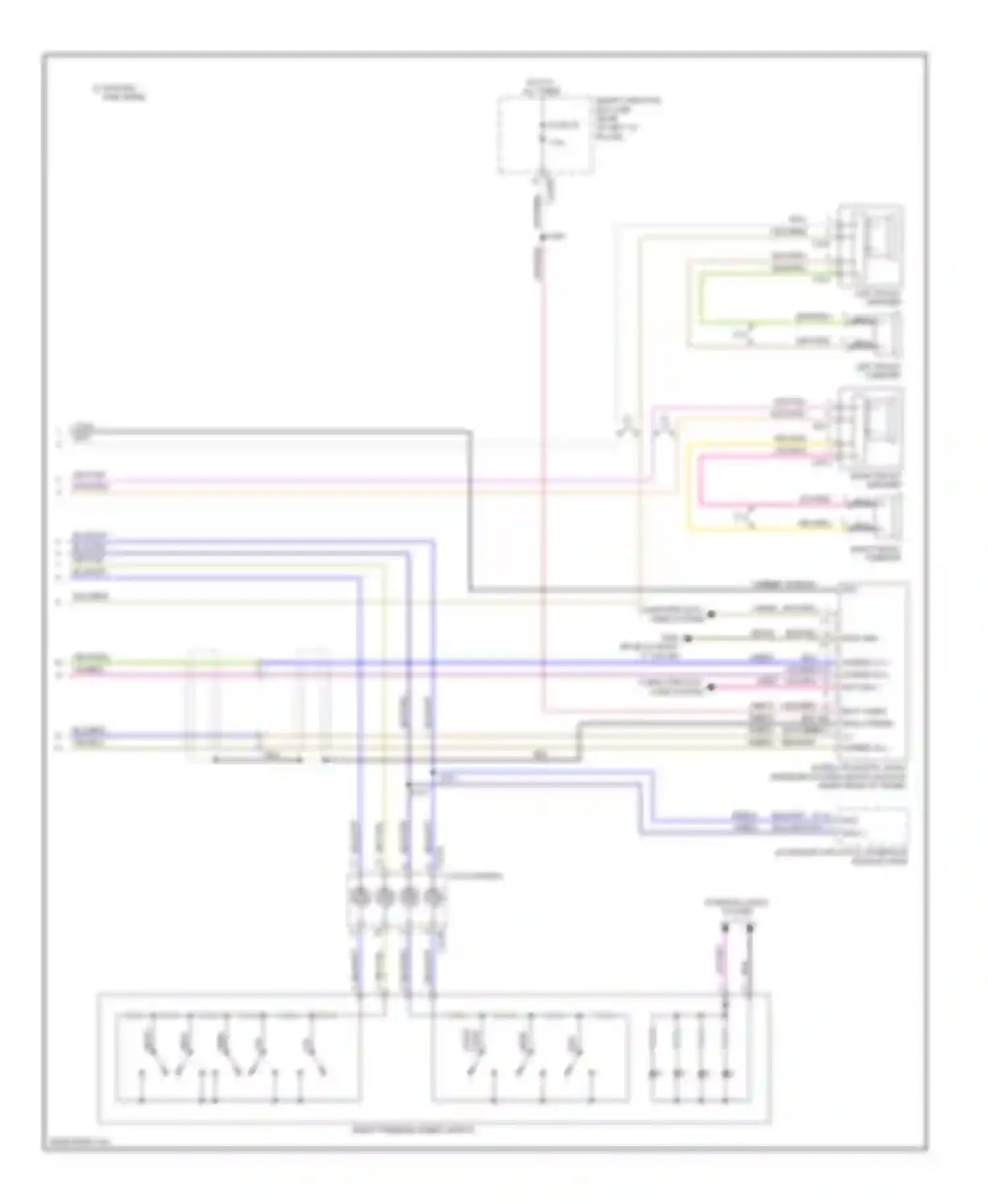 Wiring diagram blu/org for Mercury Milan I (2005-2010) (14 of 32)