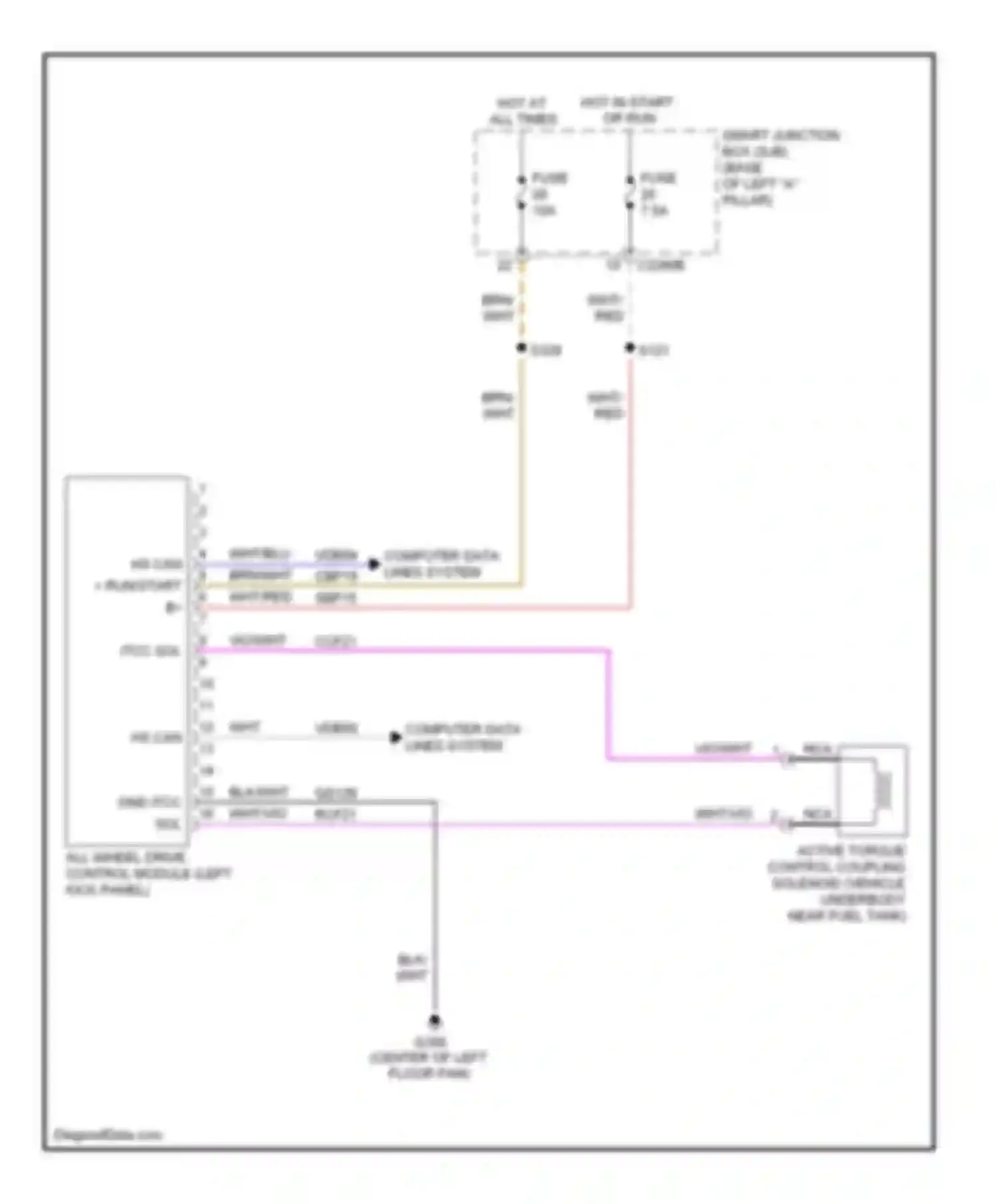 Wiring diagram brn/wht for Mercury Milan I (2005-2010) (32 of 33)