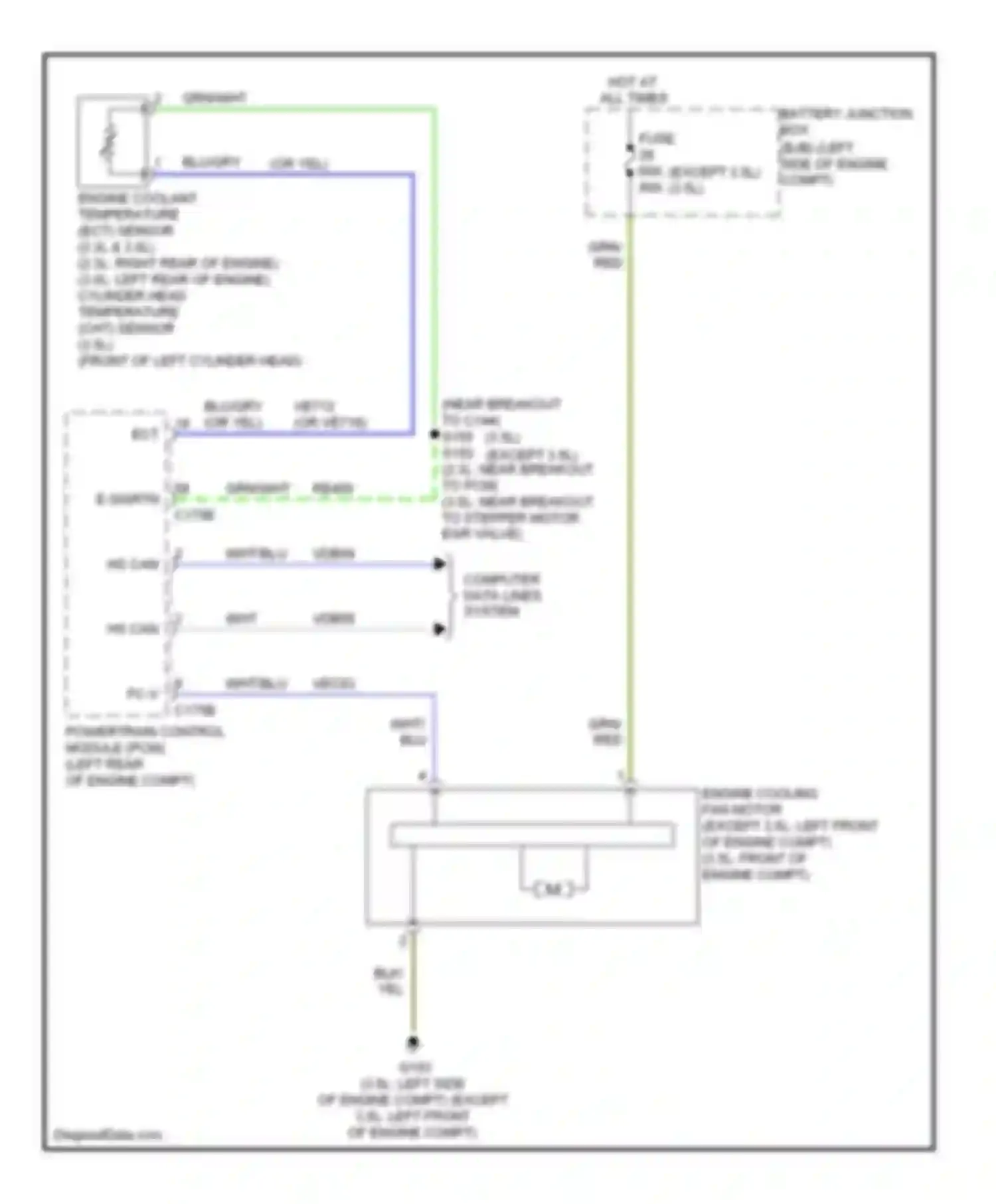 Wiring diagram grn for Mercury Milan I (2005-2010) (15 of 62)