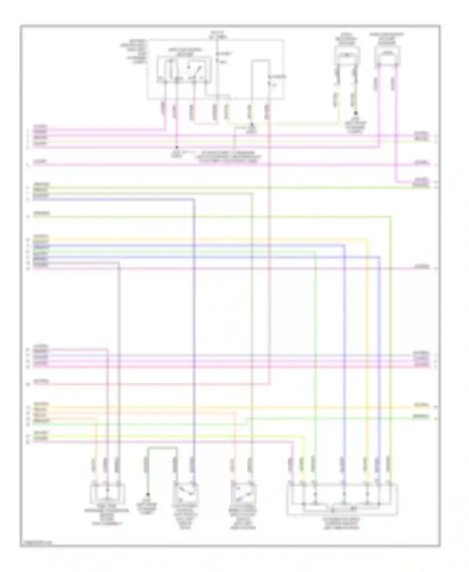 Wiring diagram gry/red for Mercury Milan I (2005-2010) (6 of 6)