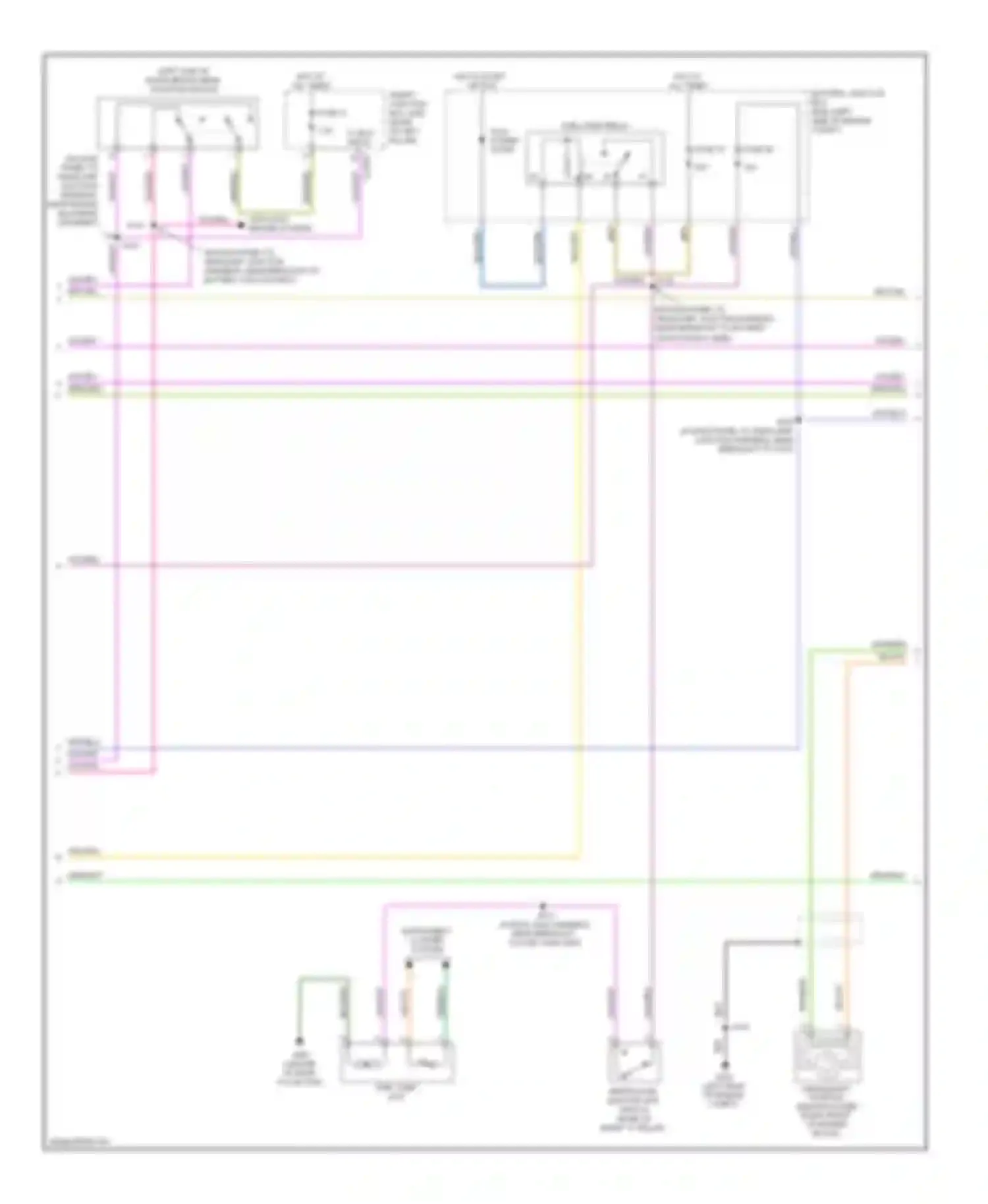 Wiring diagram (in dash panel to headlamp junction harness, near for Mercury Milan I (2005-2010) (2 of 3)
